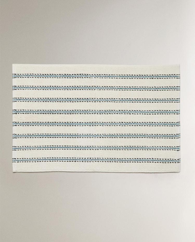 STRIPED BATH MAT