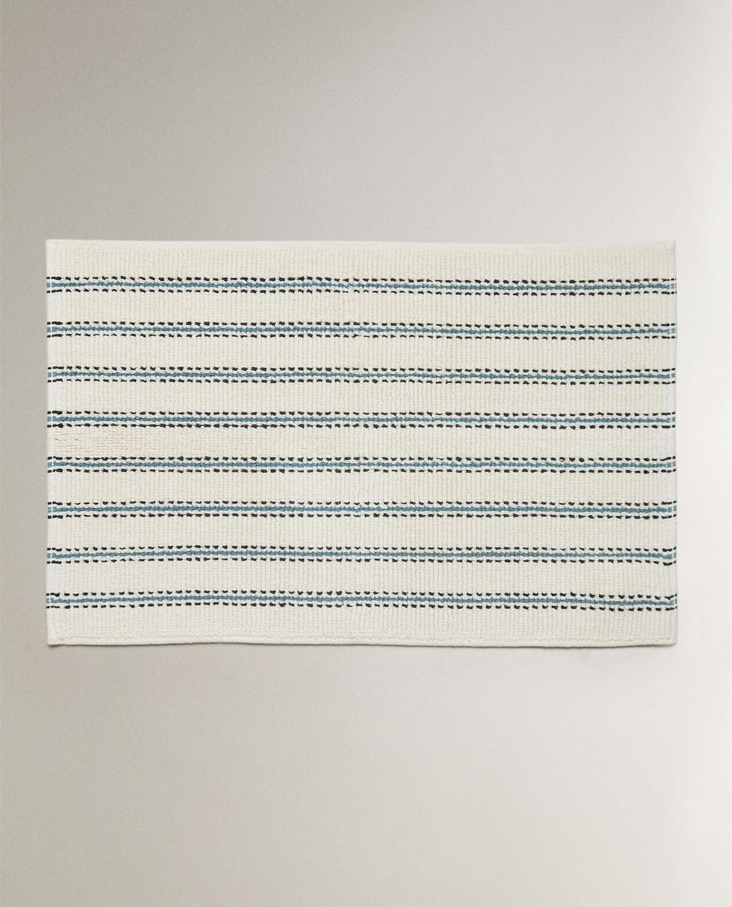 STRIPED BATH MAT