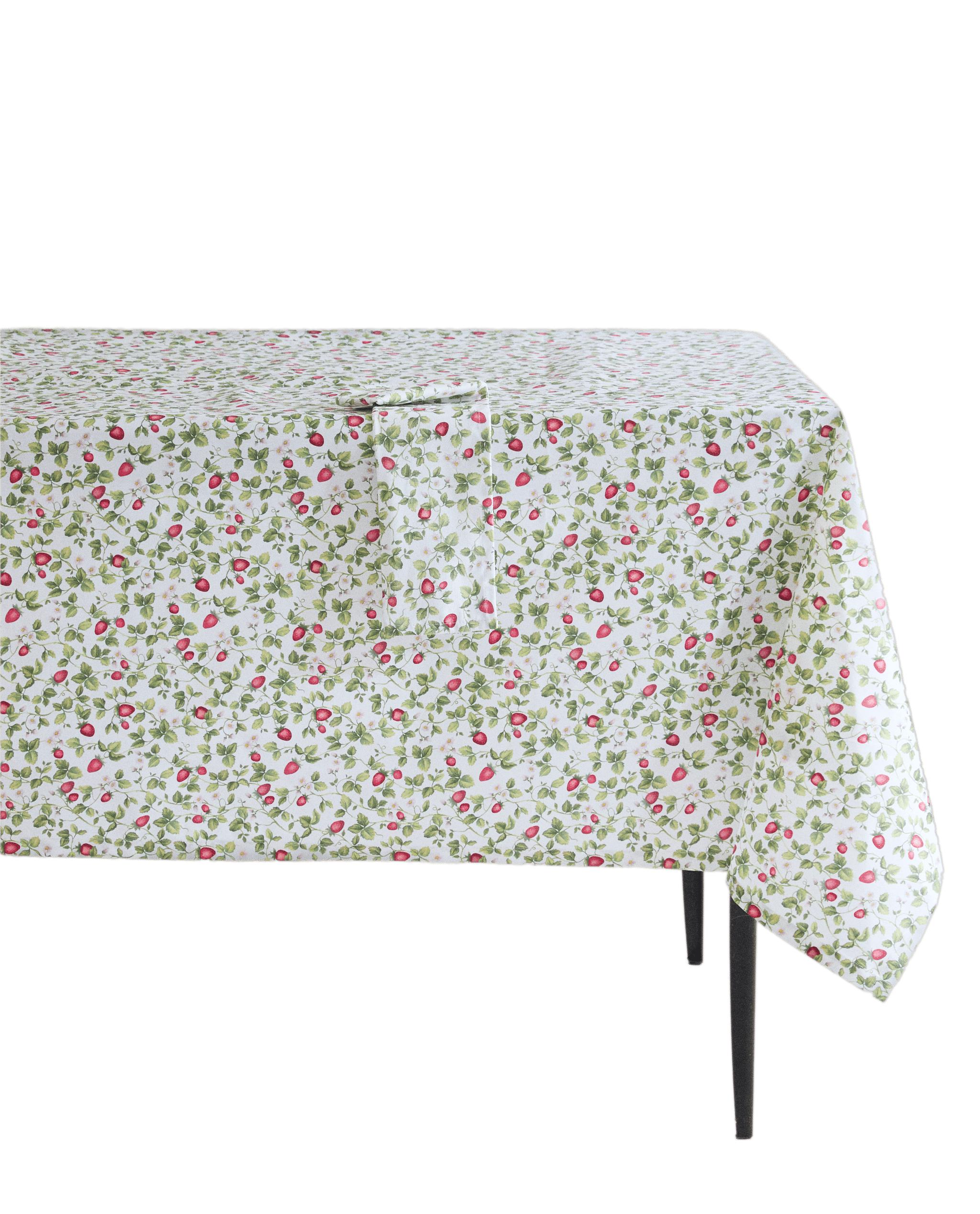 RESIN-COATED STRAWBERRY COTTON TABLECLOTH product thumbnail 5