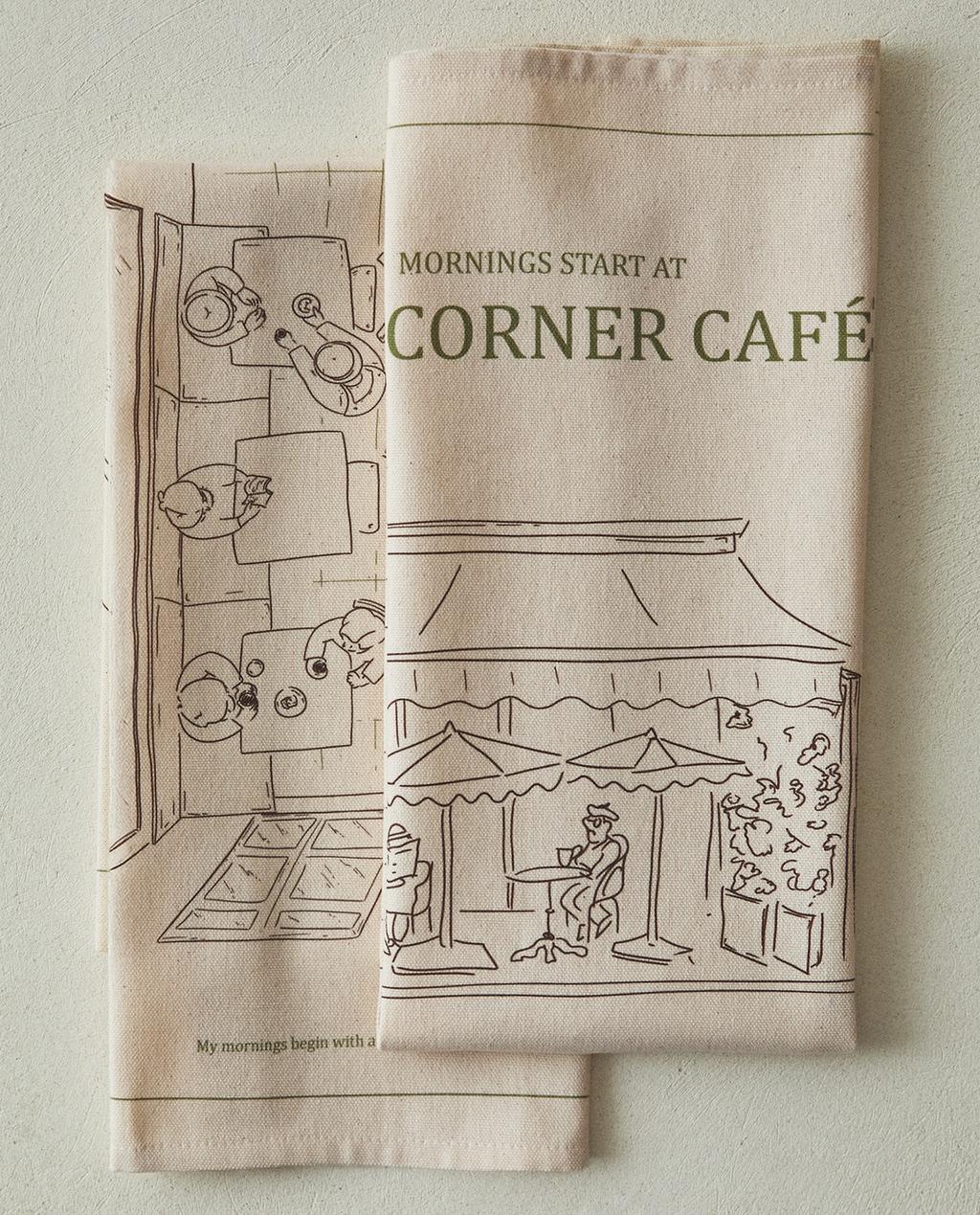 PACK OF COTTON CAFÉ TEA TOWELS (PACK OF 2)