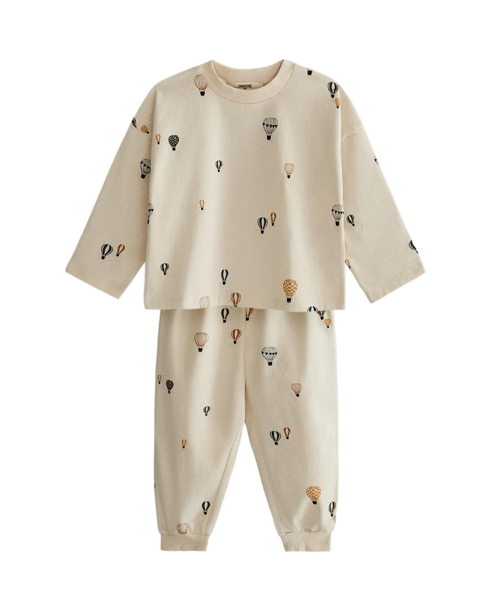 KIDS' BALLOON COTTON JERSEY SET OF PYJAMAS product thumbnail 9