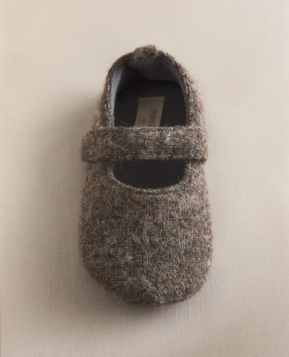 KINDER-BALLERINA MIT SCHURWOLLEFFEKT KINDER-BALLERINA MIT SCHURWOLLEFFEKT