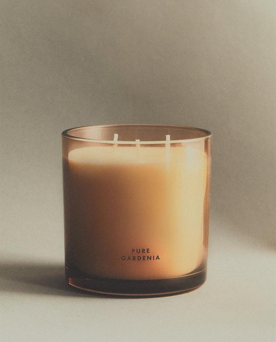 (400 G) PURE GARDENIA SCENTED CANDLE
