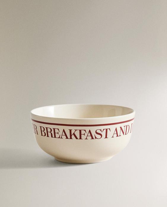 BOL PETIT DÉJEUNER EN PORCELAINE