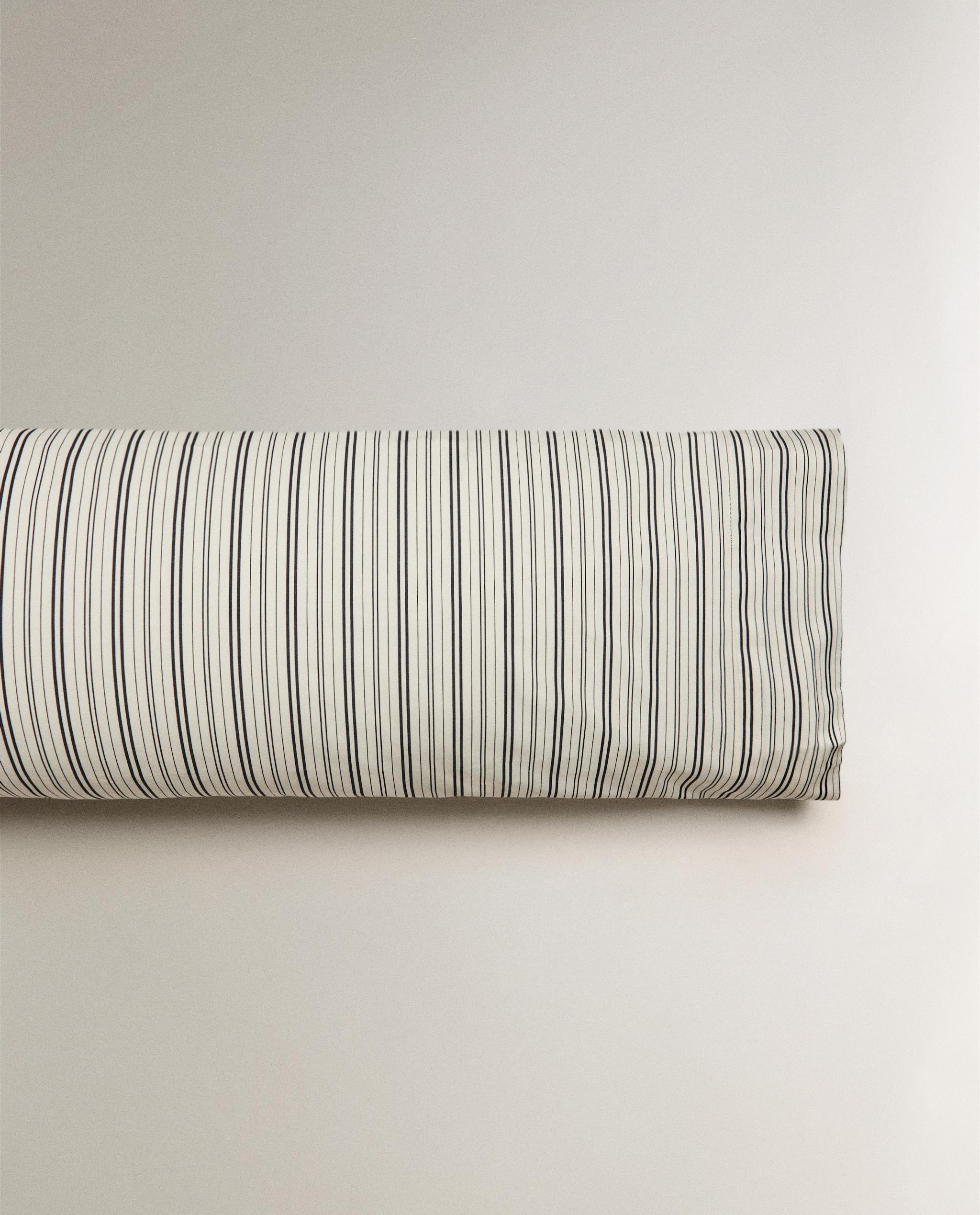 STRIPED PERCALE PILLOWCASE product thumbnail 4
