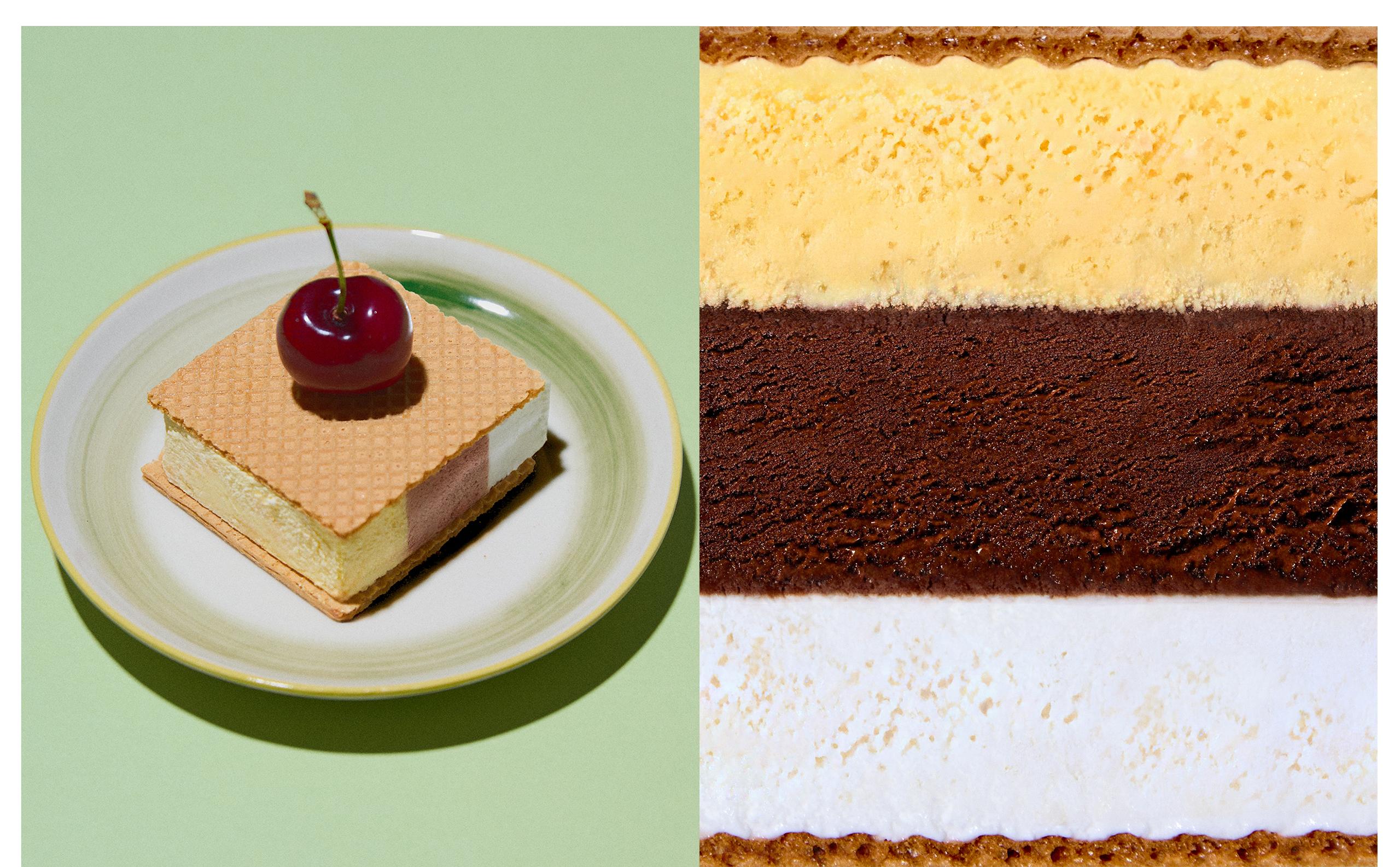STONEWARE ICE CREAM DESSERT PLATE