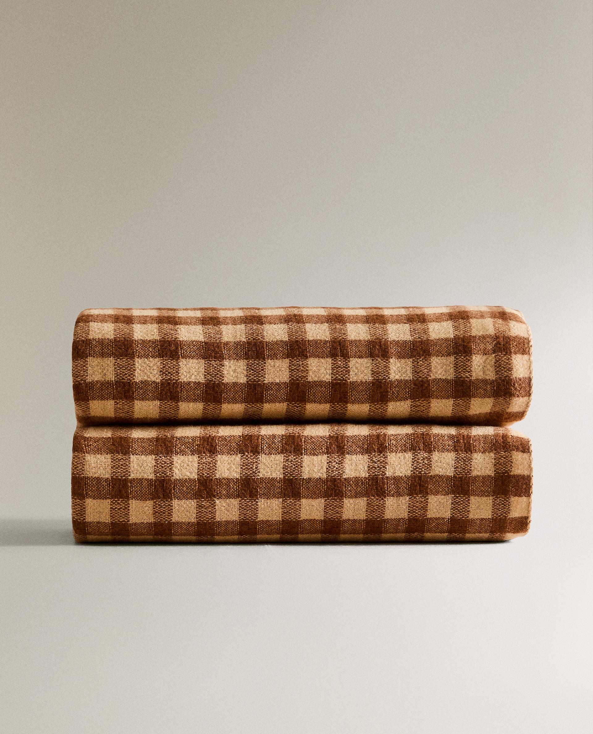 フリース チェック柄 ブランケット | Zara Home 日本/Japan