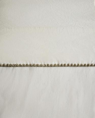 KIDS' SHELL STITCH COTTON FLAT SHEET