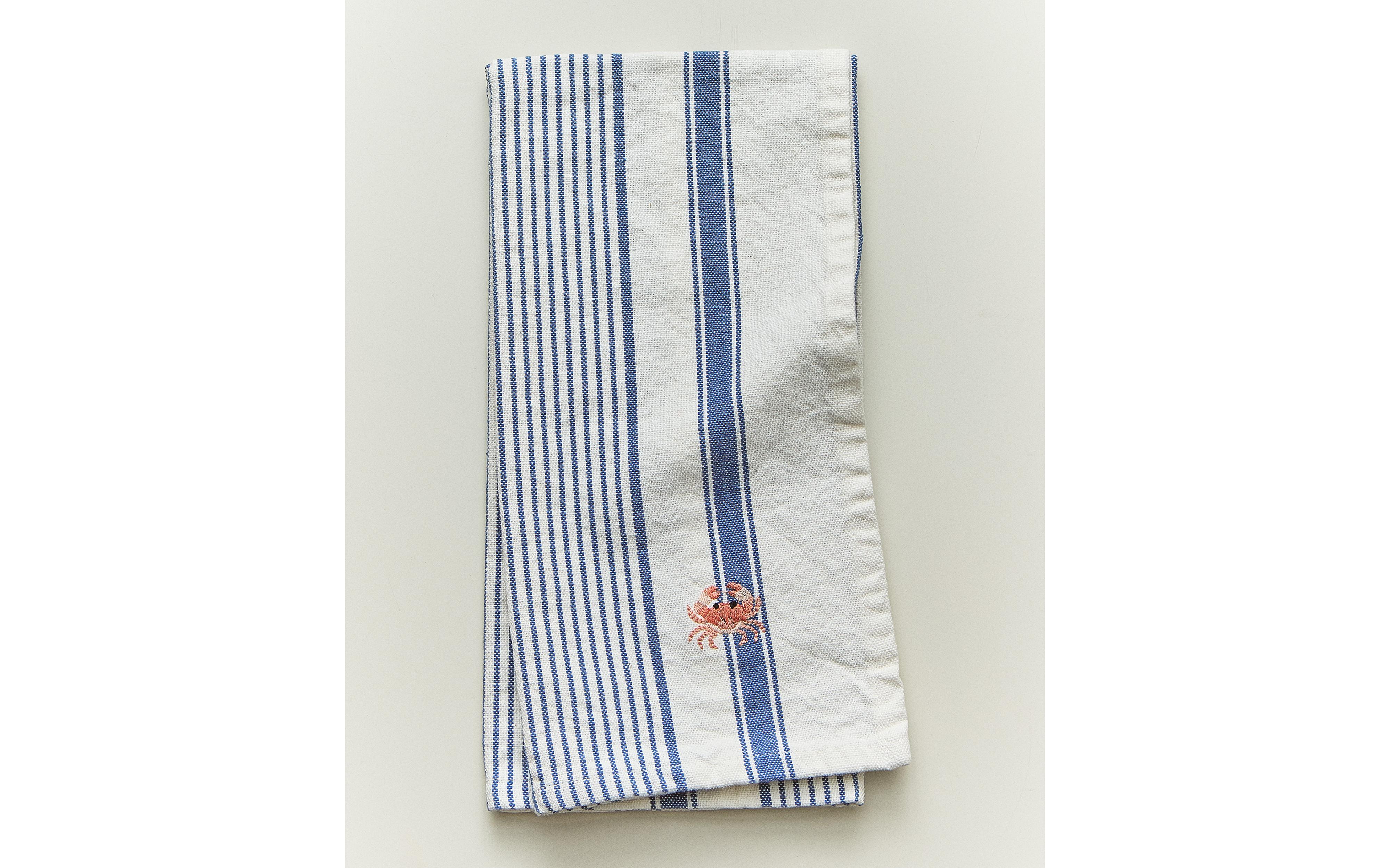 STRIPED CRAB TEA TOWEL product thumbnail 9