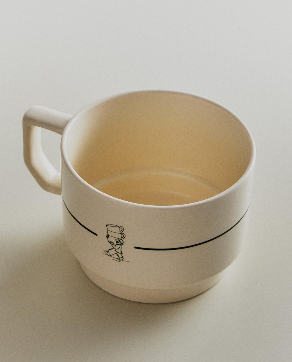 KAFFEETASSE AUS STEINGUT KAFFEETASSE AUS STEINGUT