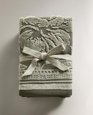 PACK TOALLAS TOCADOR JACQUARD VELOUR (PACK DE 3)