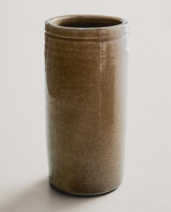 TALL CYLINDRICAL VASE