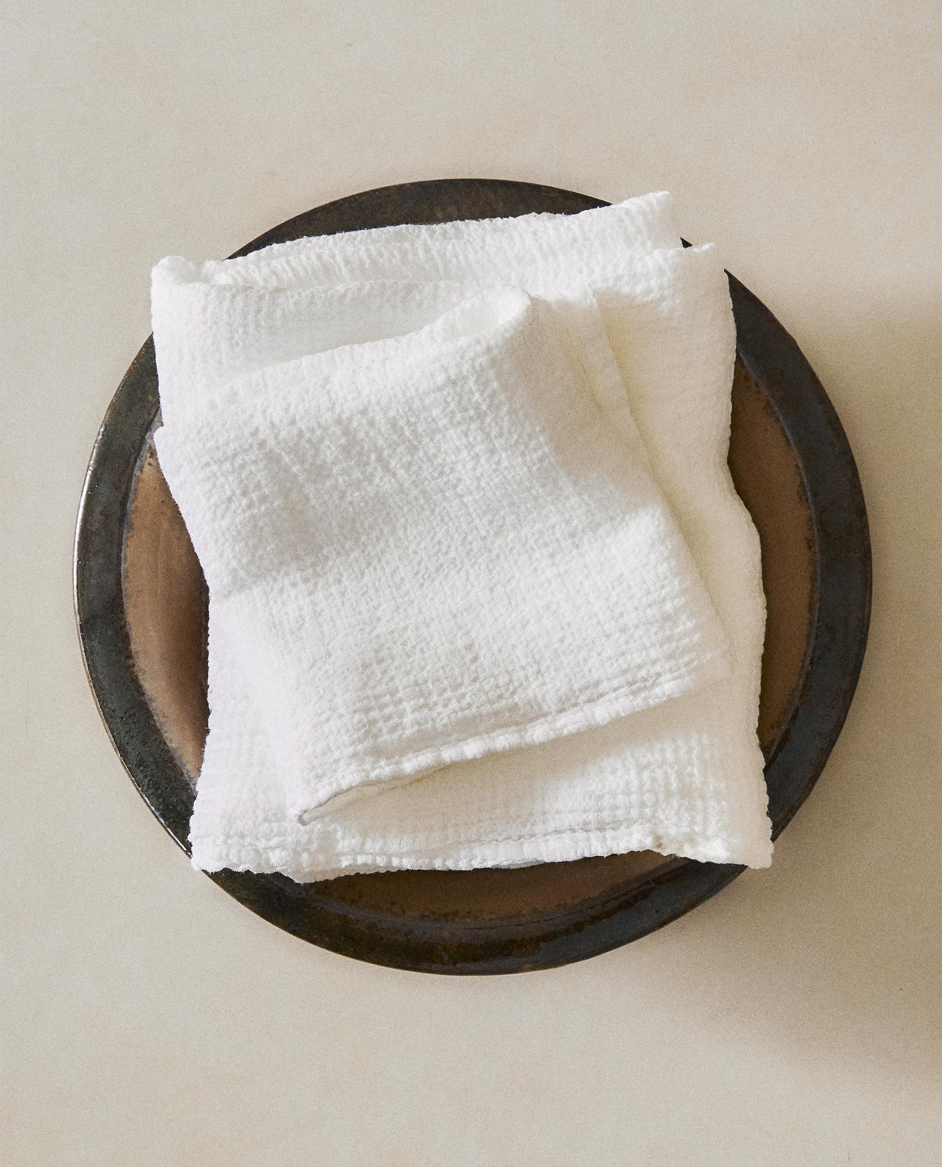 Drap De Bain Lin LinenMe Washed Waffle Rosa, 75 X 130 Cm, Fabriqué