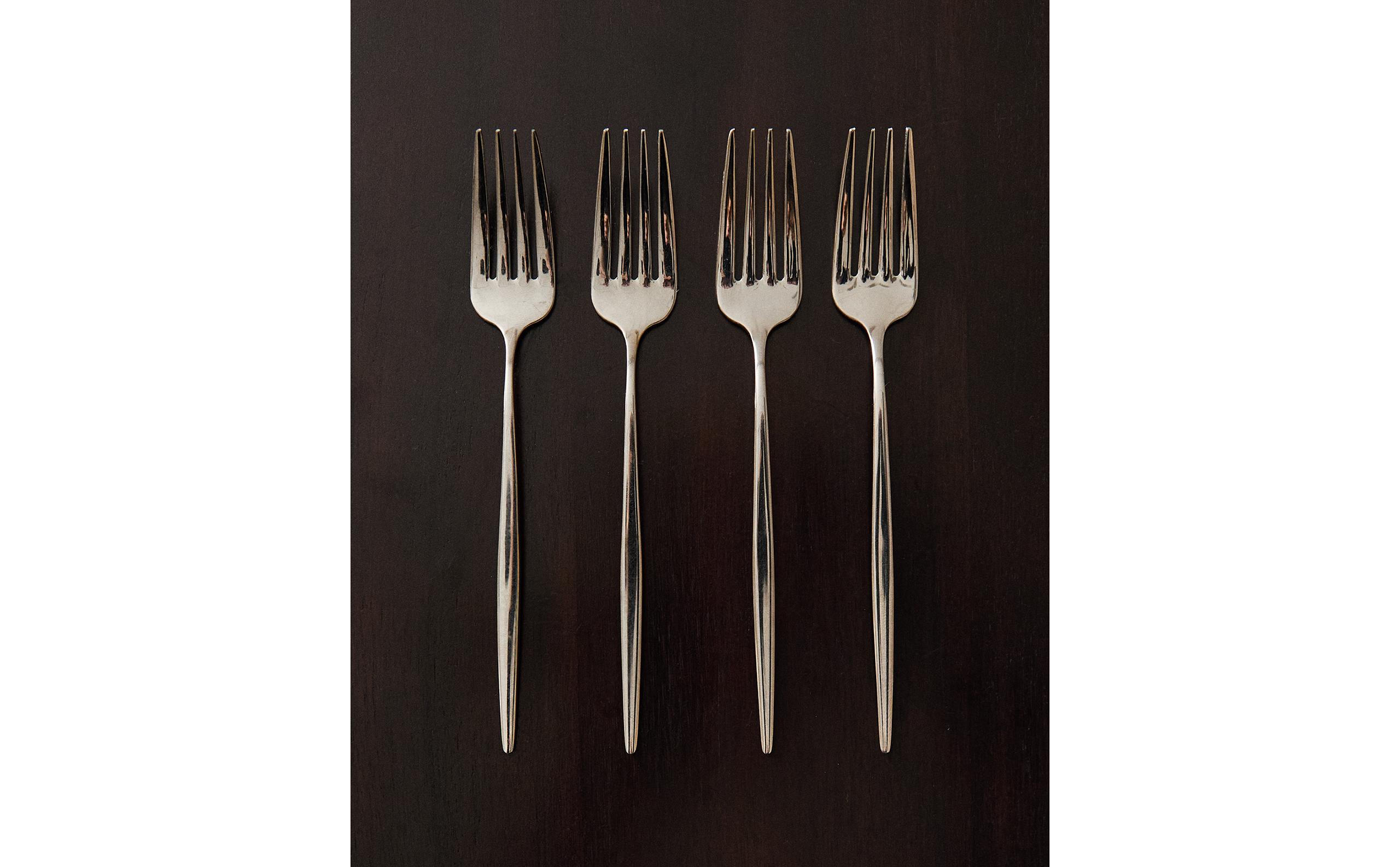 PACK OF BRUNCH FORKS WITH THIN HANDLE (PACK OF 4) product thumbnail 6