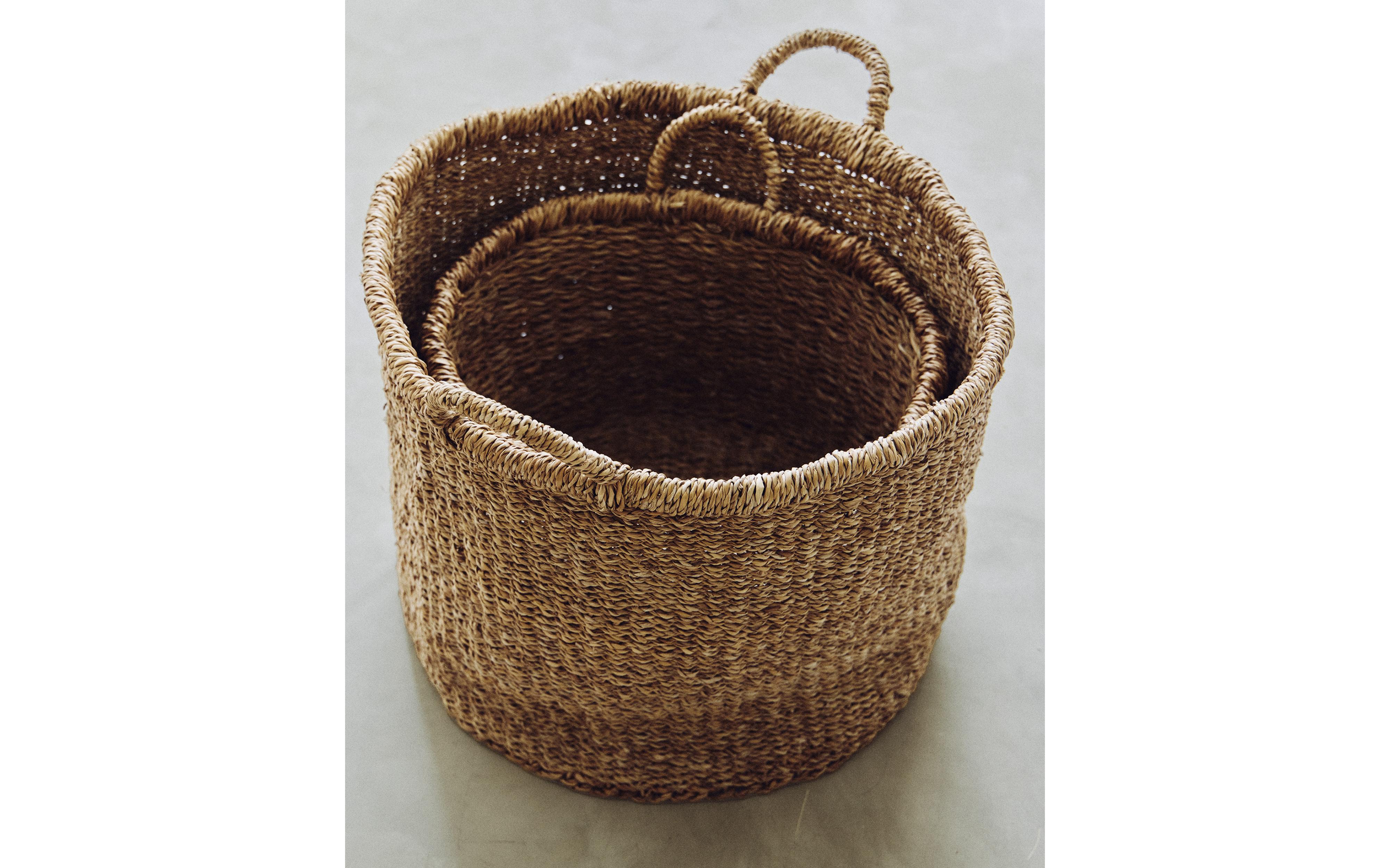 ハンドル付きシーグラスバスケット | Zara Home 日本/Japan