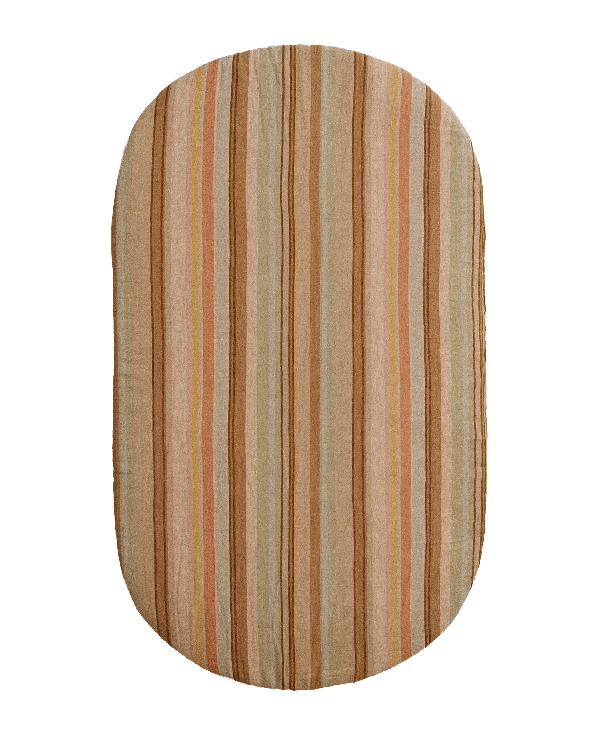 STRIPED COTTON AND LINEN COUCH SEAT CUSHION product thumbnail 2