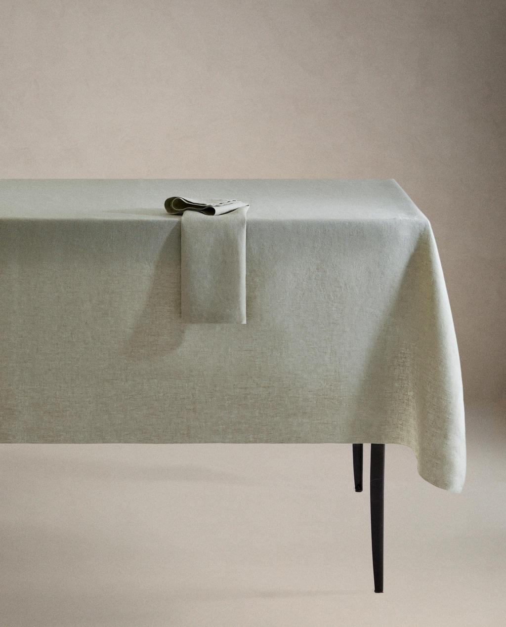 WASHED LINEN TABLECLOTH