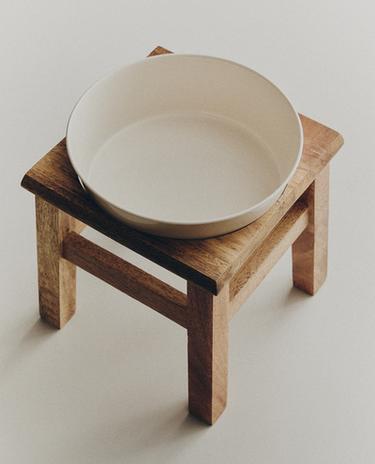 PET FOOD BOWL WITH STAND