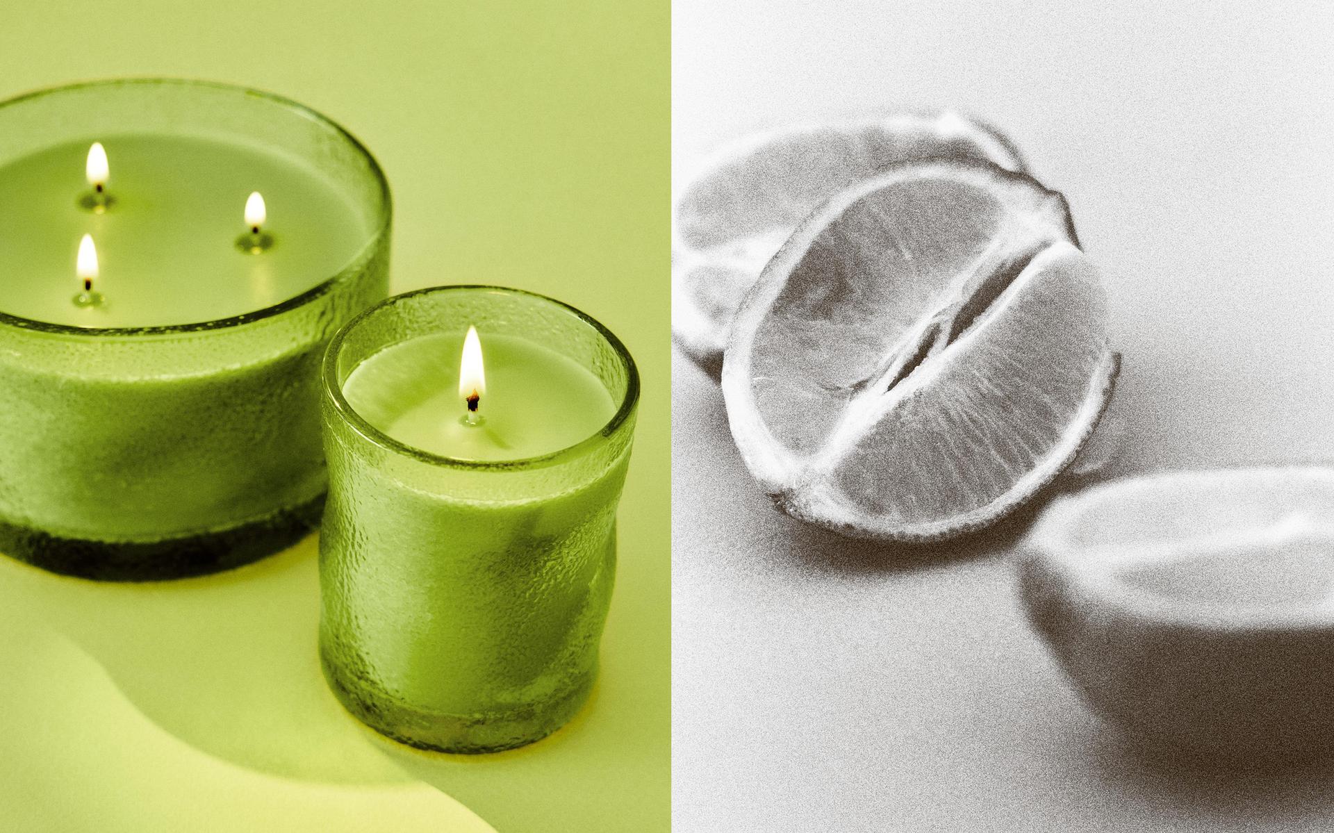 VELAS AROMÁTICAS LIME & PEPPERMINT
