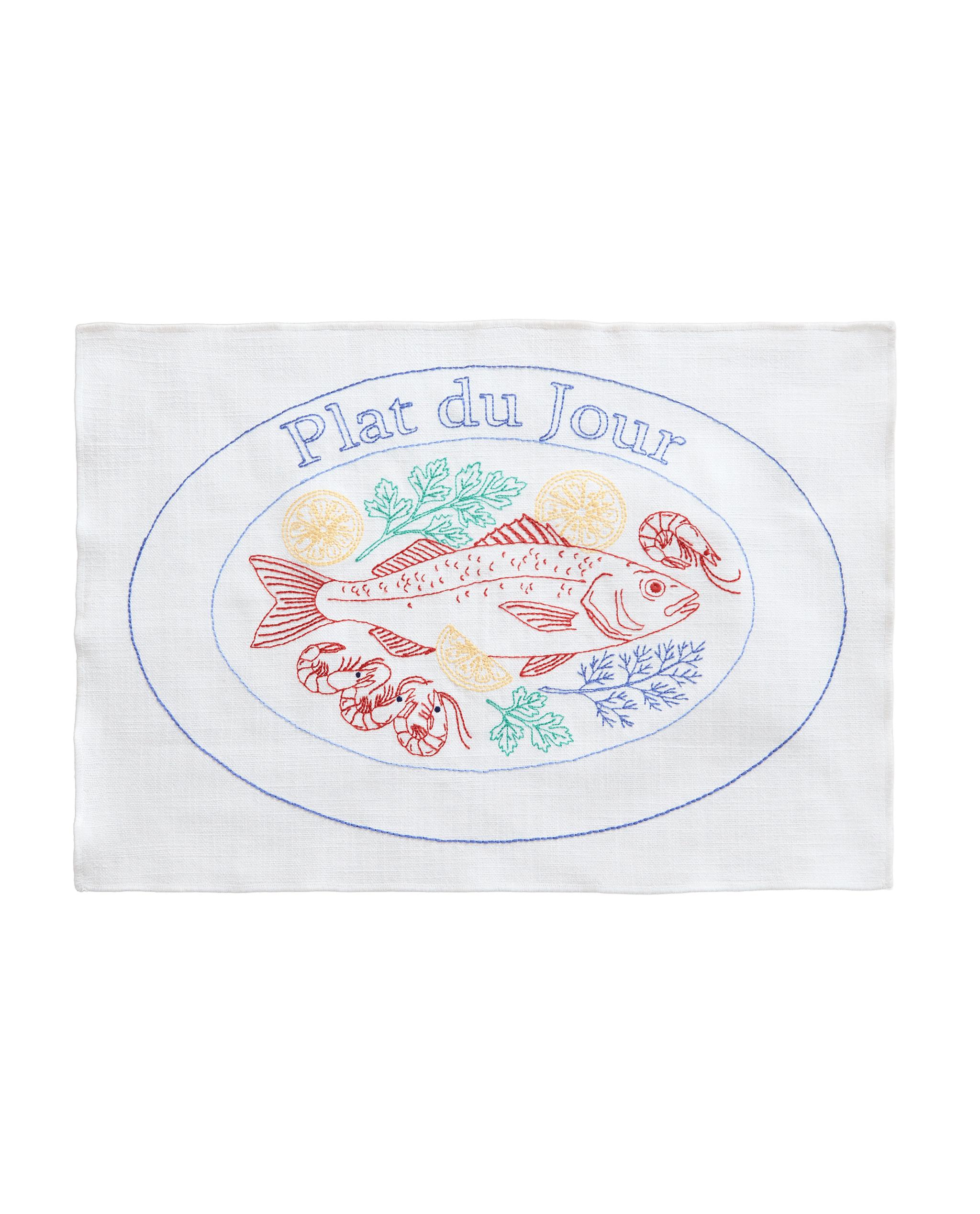 PLACEMAT WITH FISH EMBROIDERY product thumbnail 10