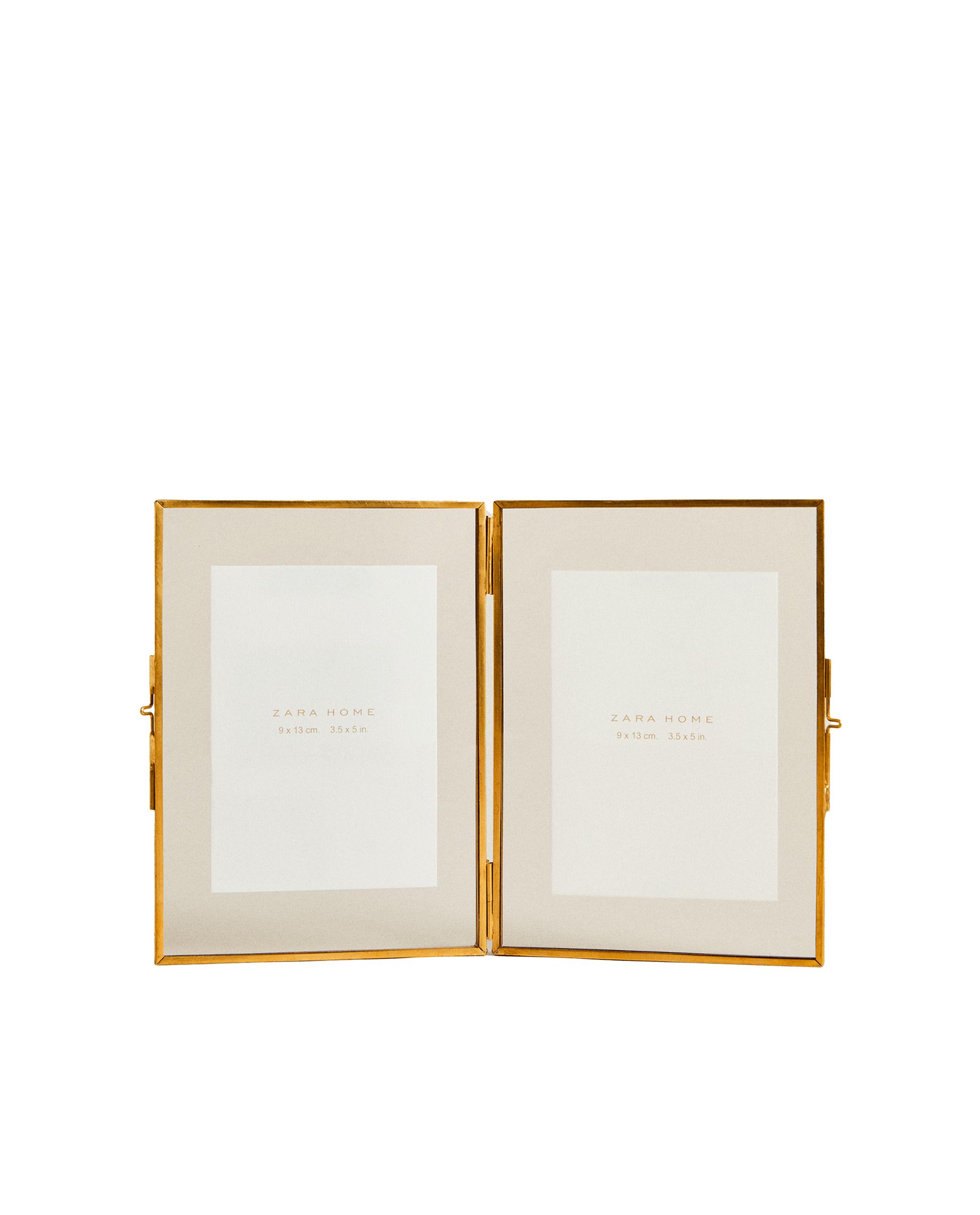 ゴールド ダブルフォトフレーム | Zara Home 日本/Japan