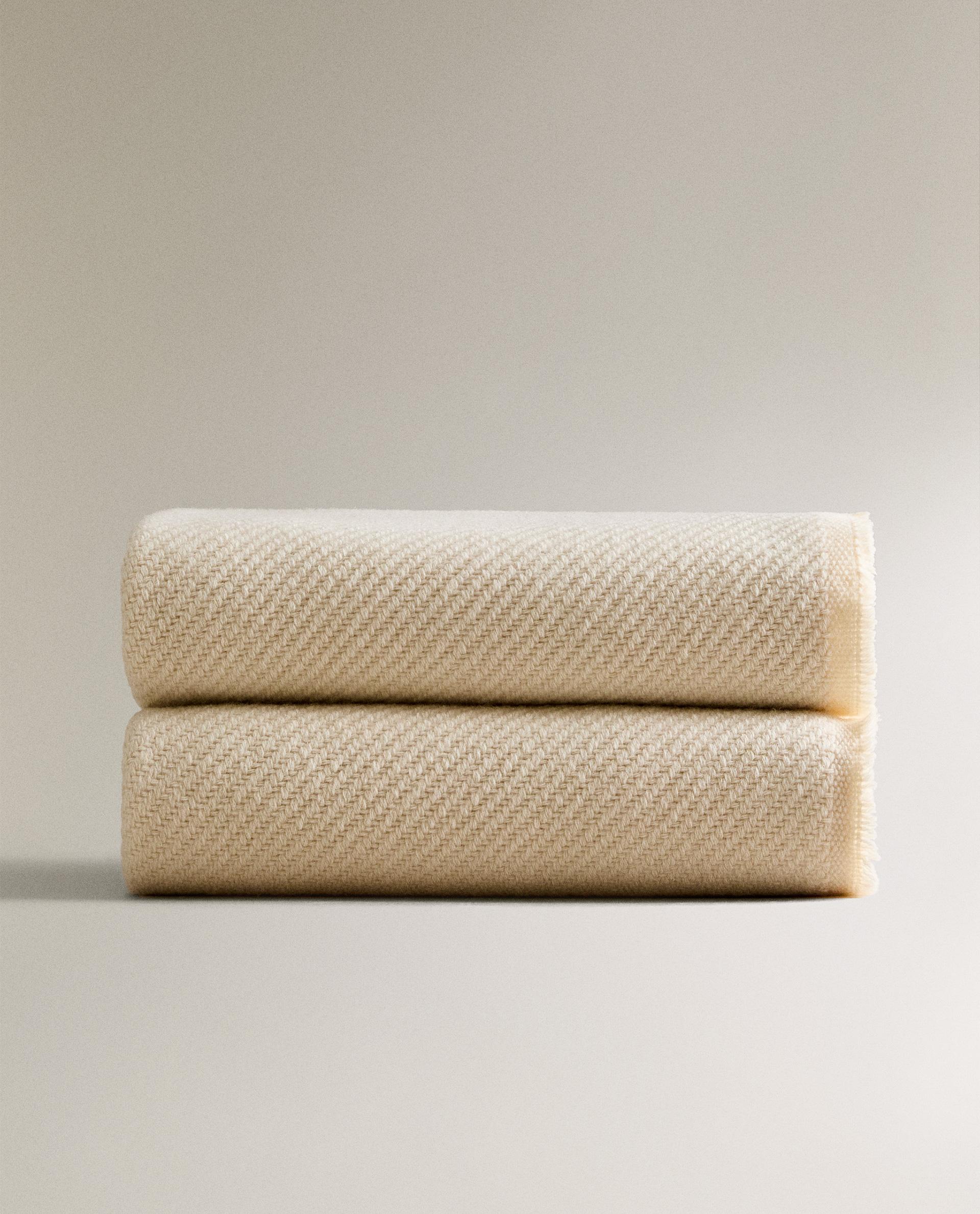 ウールソフト フリンジ ブランケット | Zara Home 日本/Japan