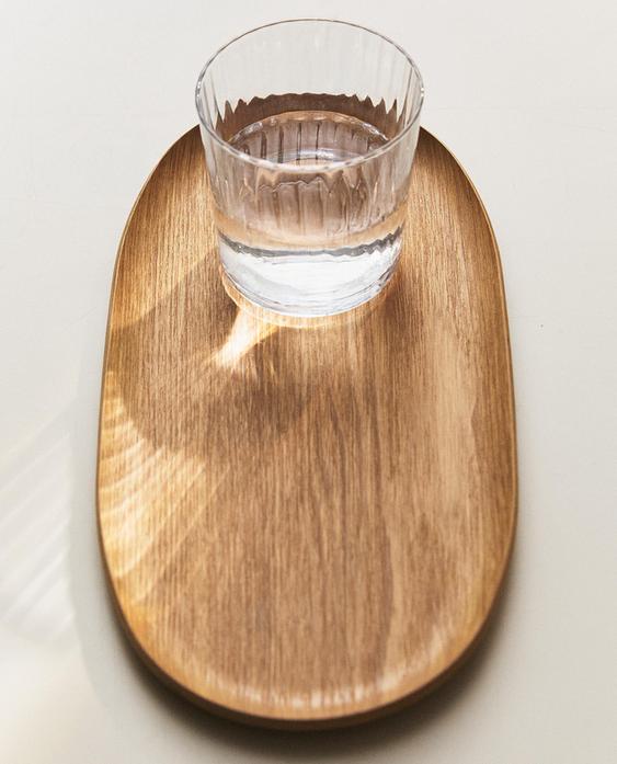 OVAL WOODEN TRAY