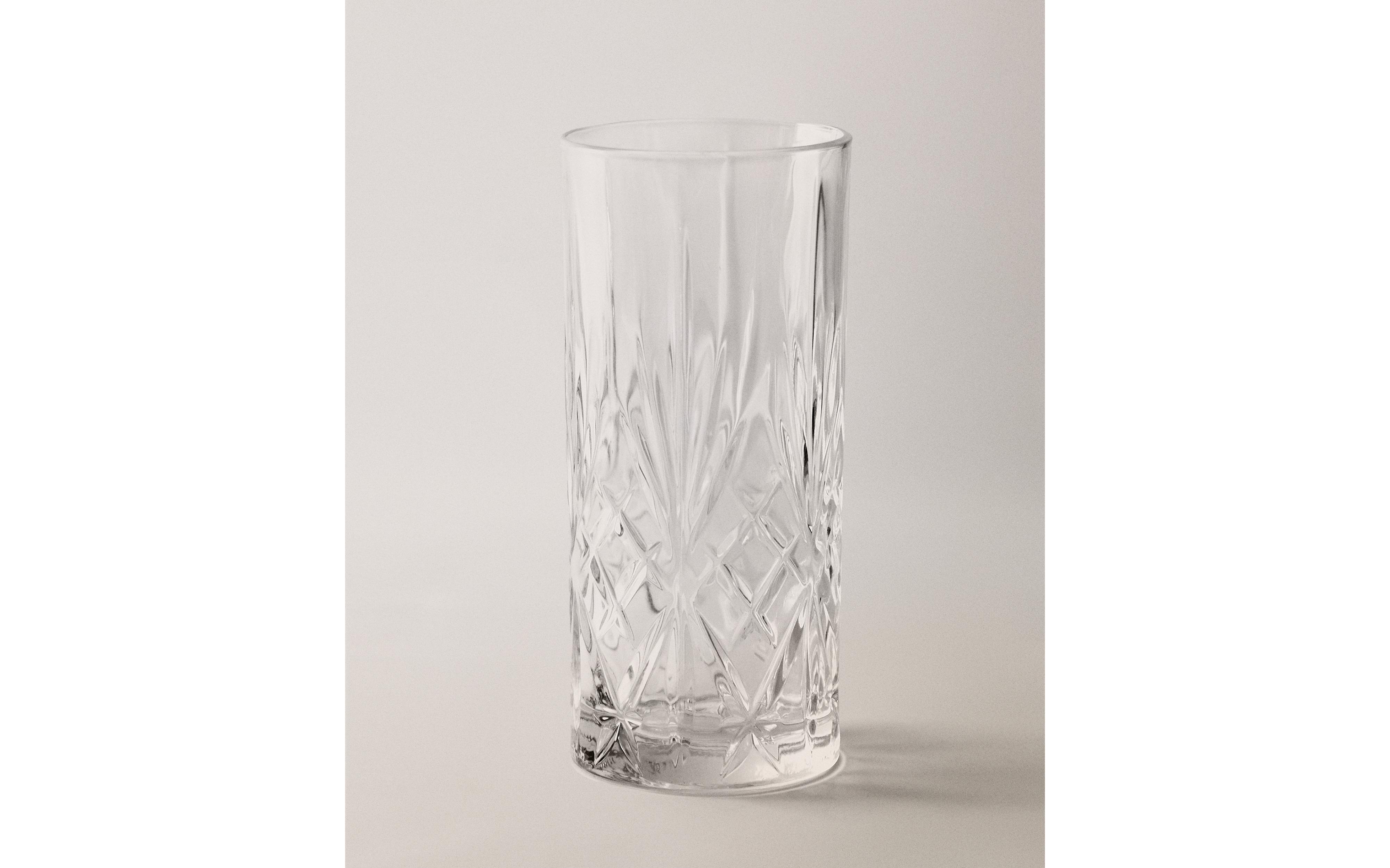 TALL GLASS WITH RAISED DESIGN product thumbnail 6