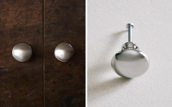 PACK OF ROUND METAL DOOR KNOBS (PACK OF 2)
