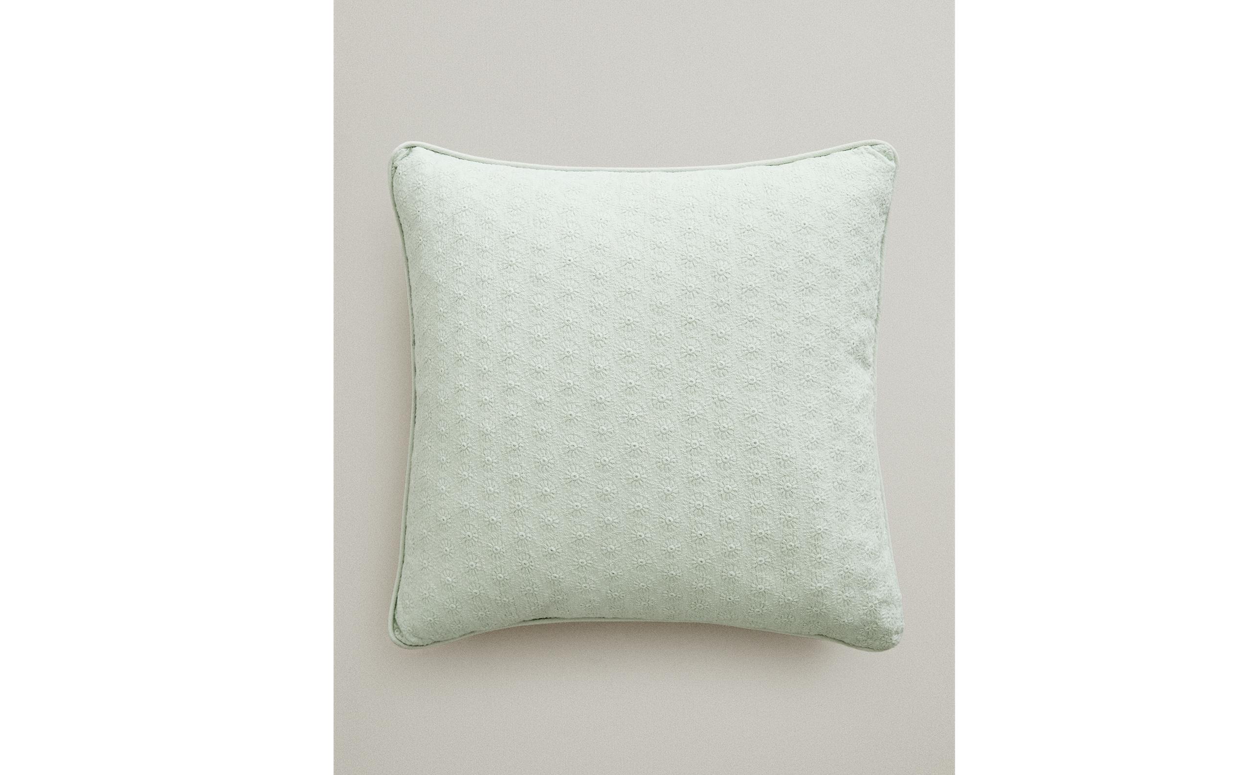 CUSHION COVER WITH FLORAL EMBROIDERY product thumbnail 20
