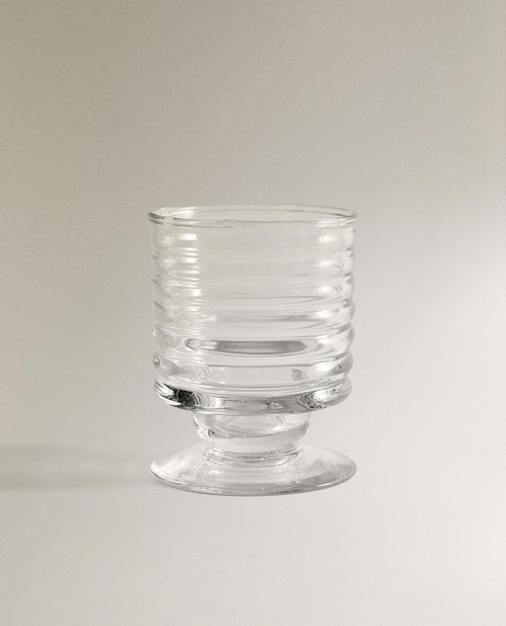 橫紋浮雕玻璃杯