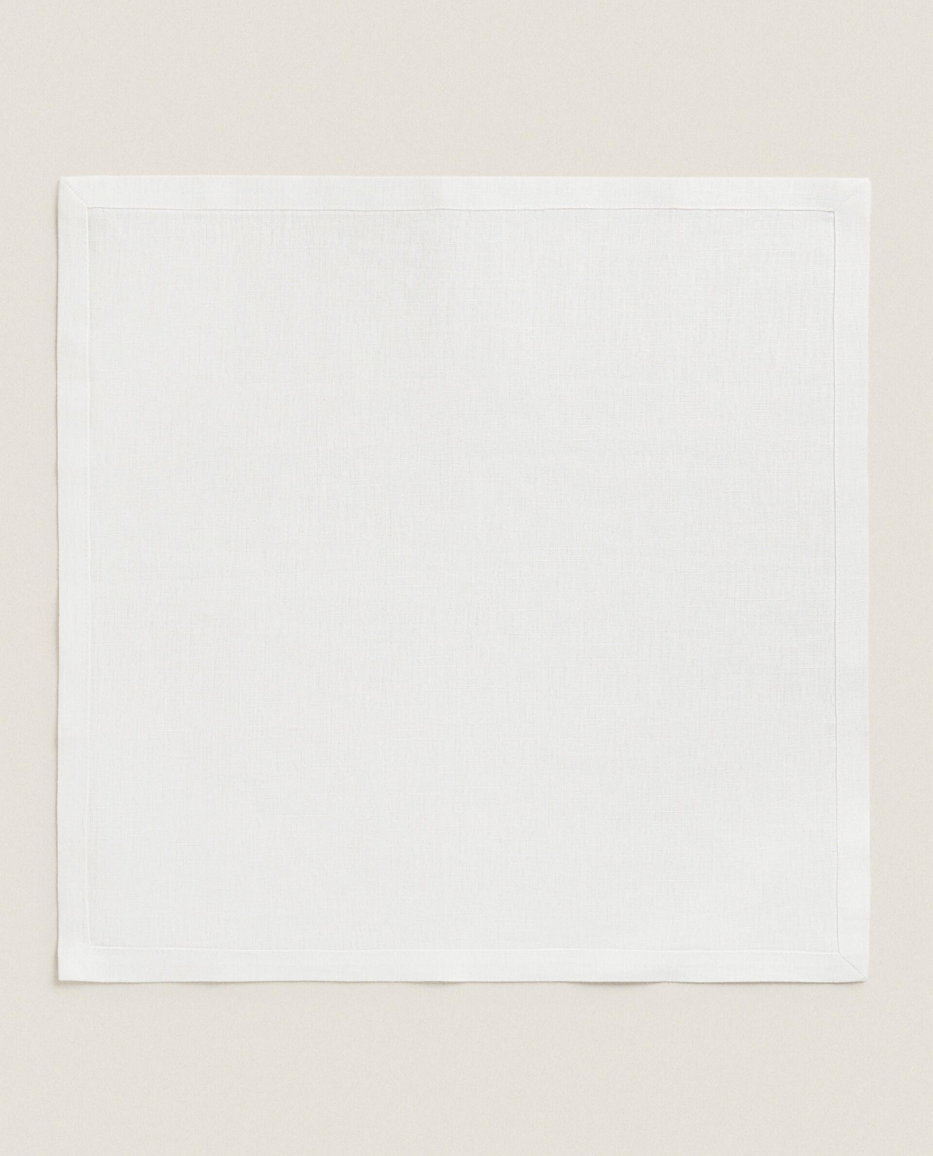 PACK OF PLAIN-COLOURED LINEN NAPKINS product thumbnail 14
