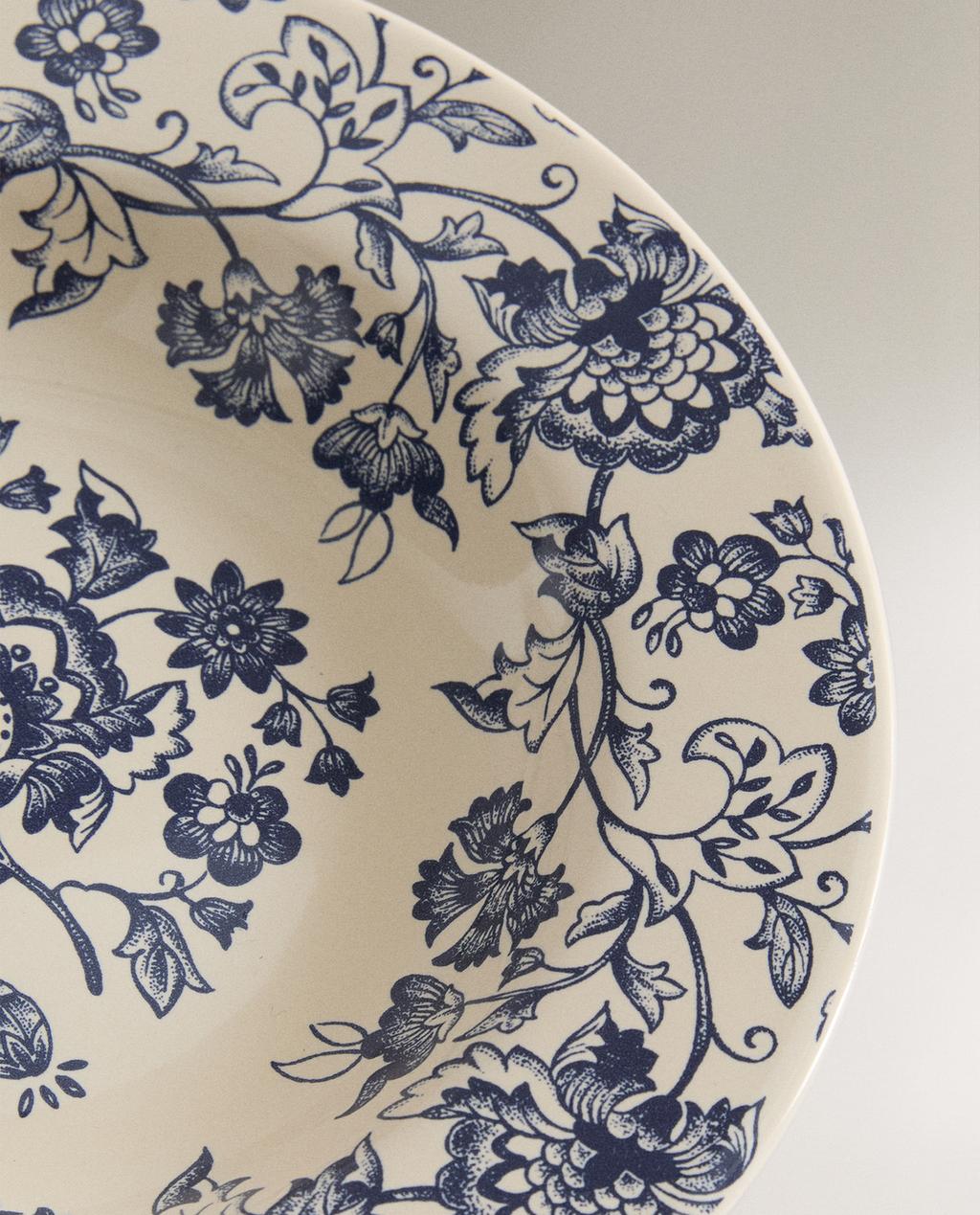 LILY EARTHENWARE SOUP PLATE