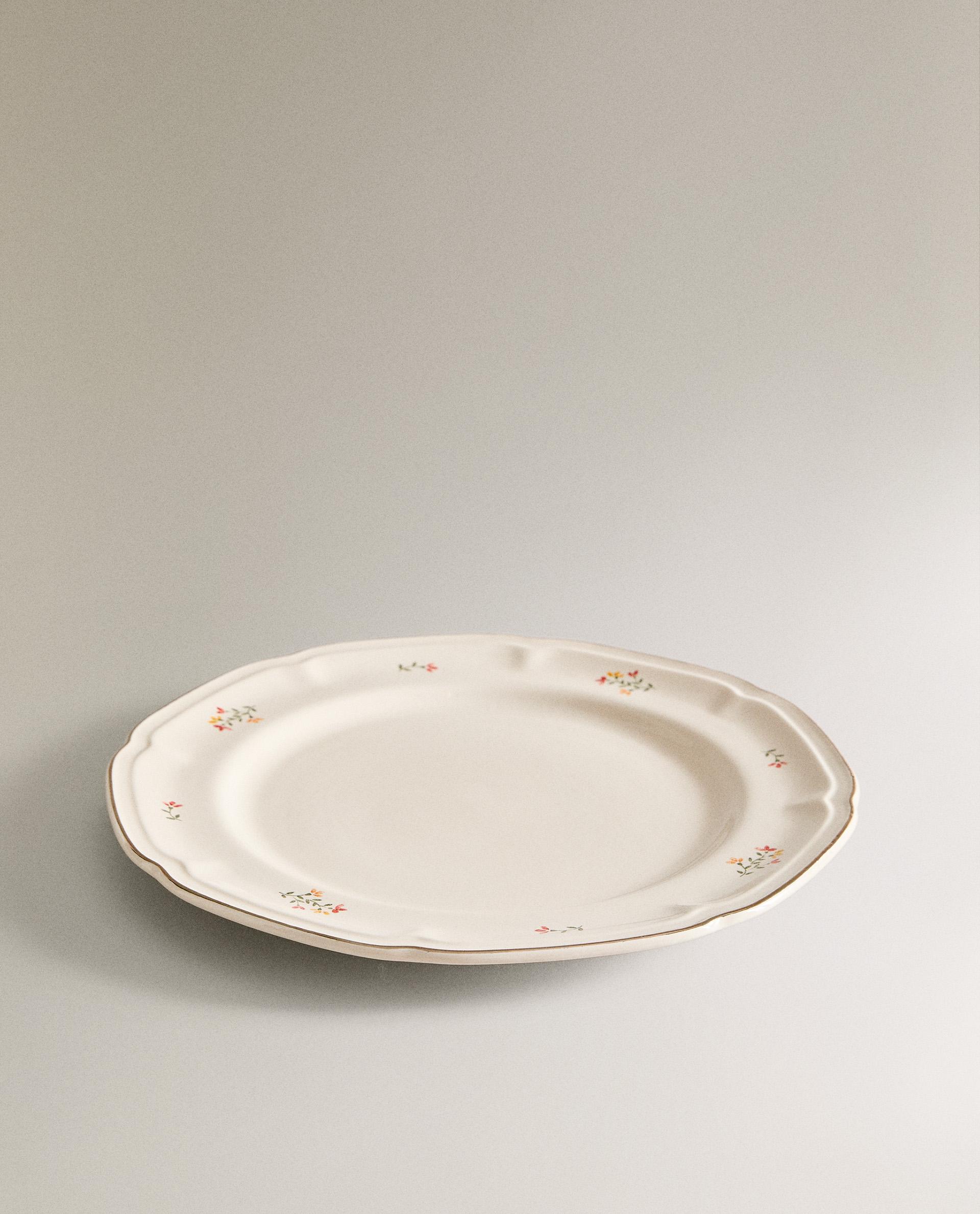 FLORAL PORCELAIN DINNER PLATE product thumbnail 3