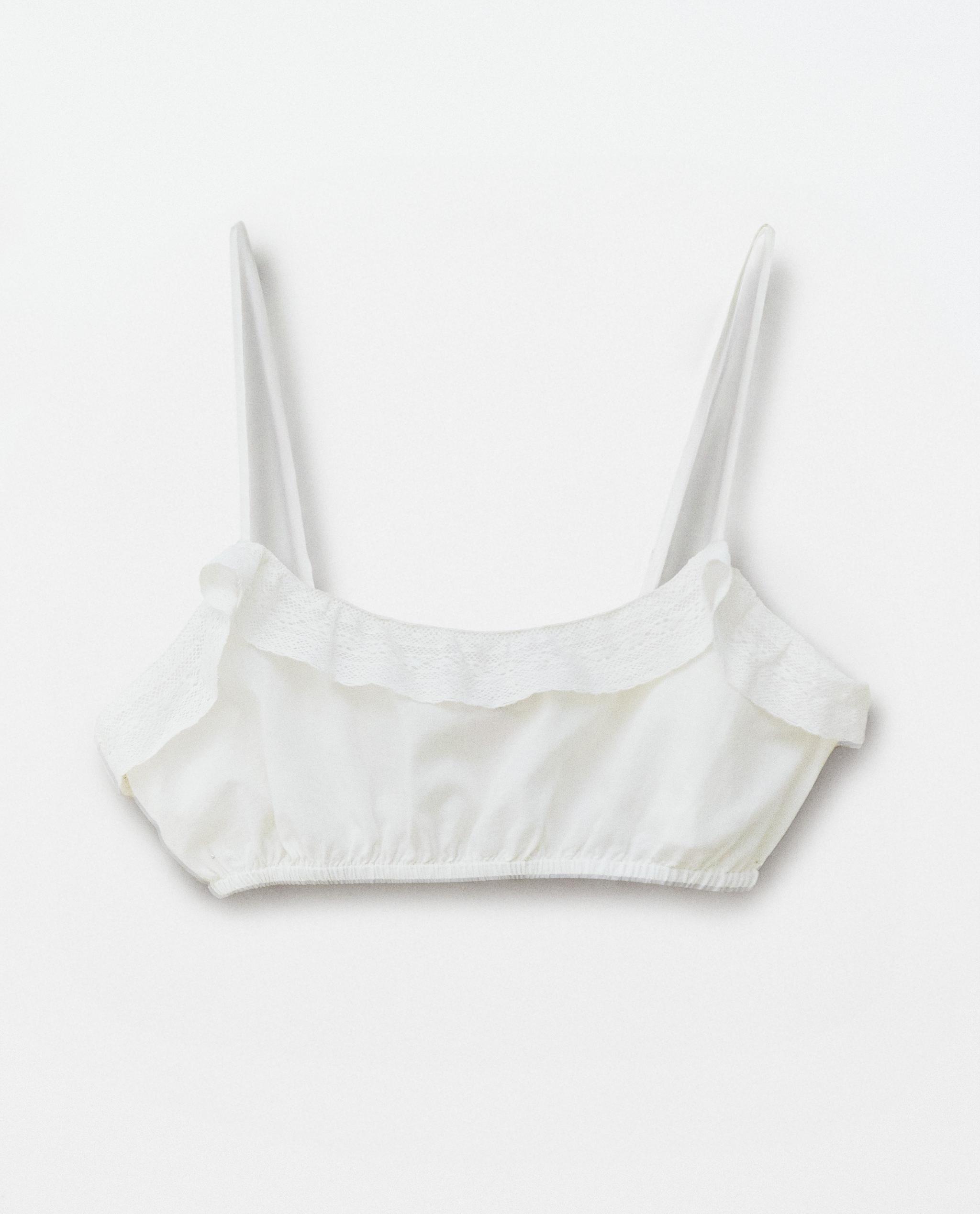 RUFFLED LACE CROP TOP product thumbnail 7