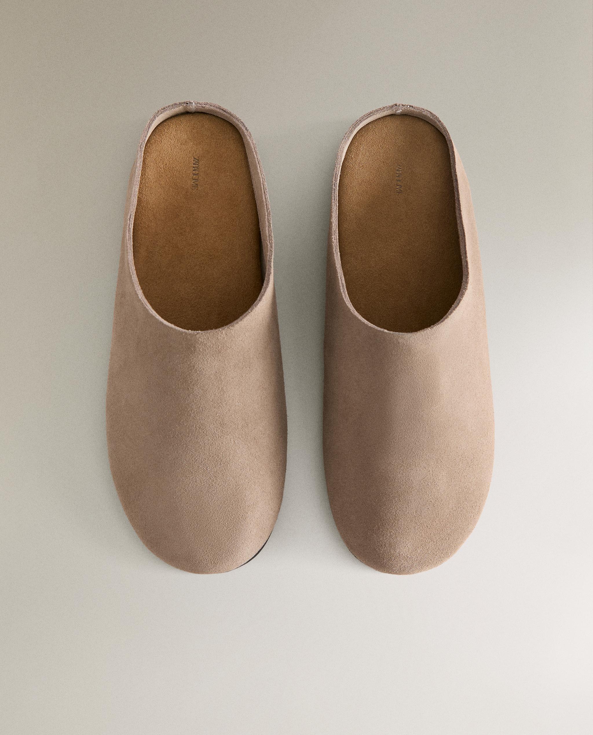 ミニマル レザー クロッグサンダル | Zara Home 日本/Japan