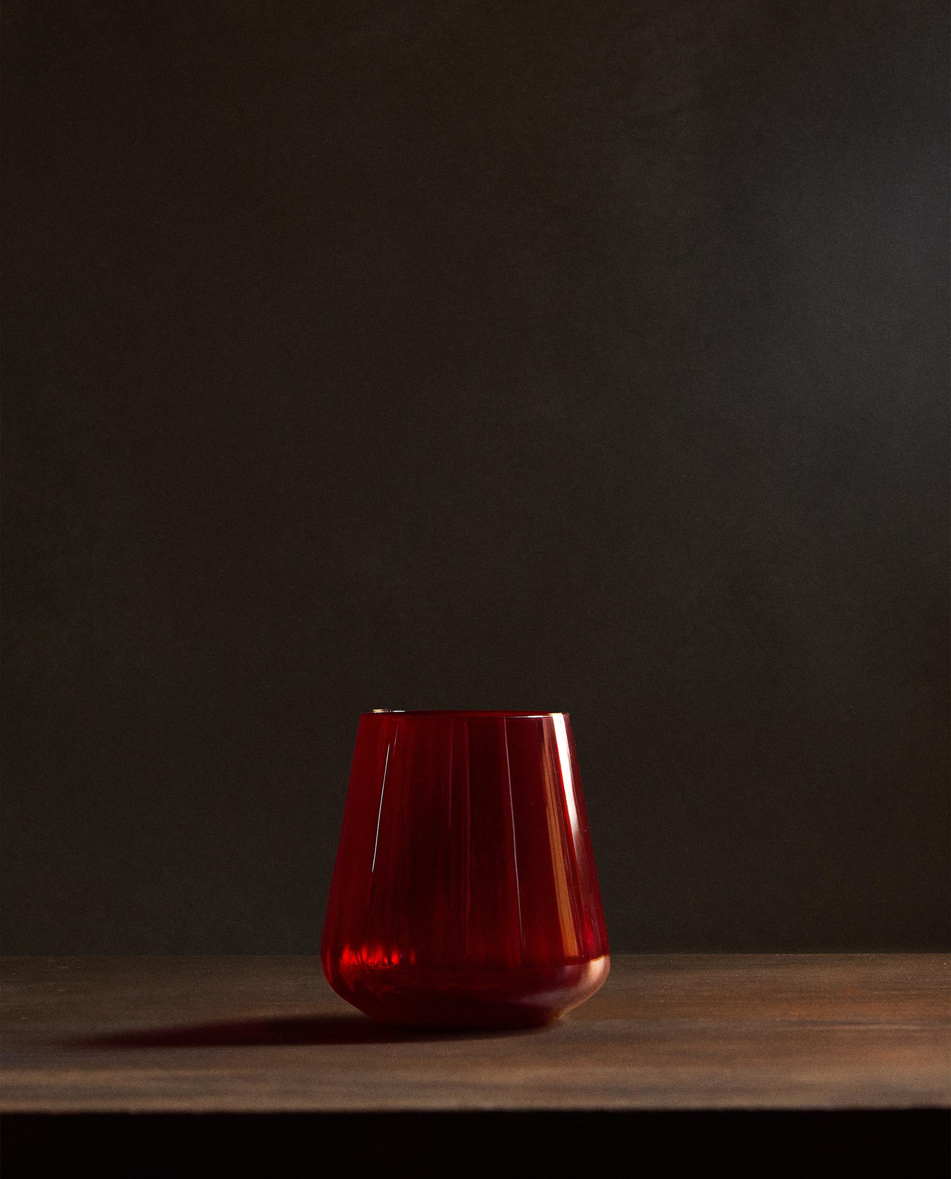 CHRISTMAS COLORED CRYSTALLINE TUMBLER Zara Home Canada