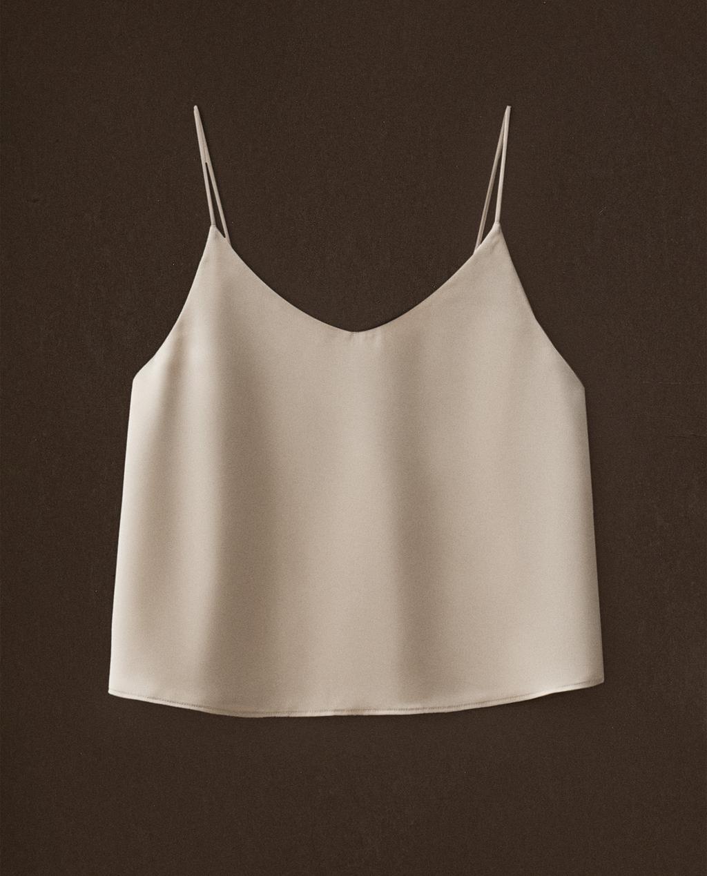 TOP EN SATIN UNI TOP EN SATIN UNI