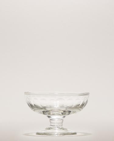 縦レリーフ ガラス アイスクリームカップ