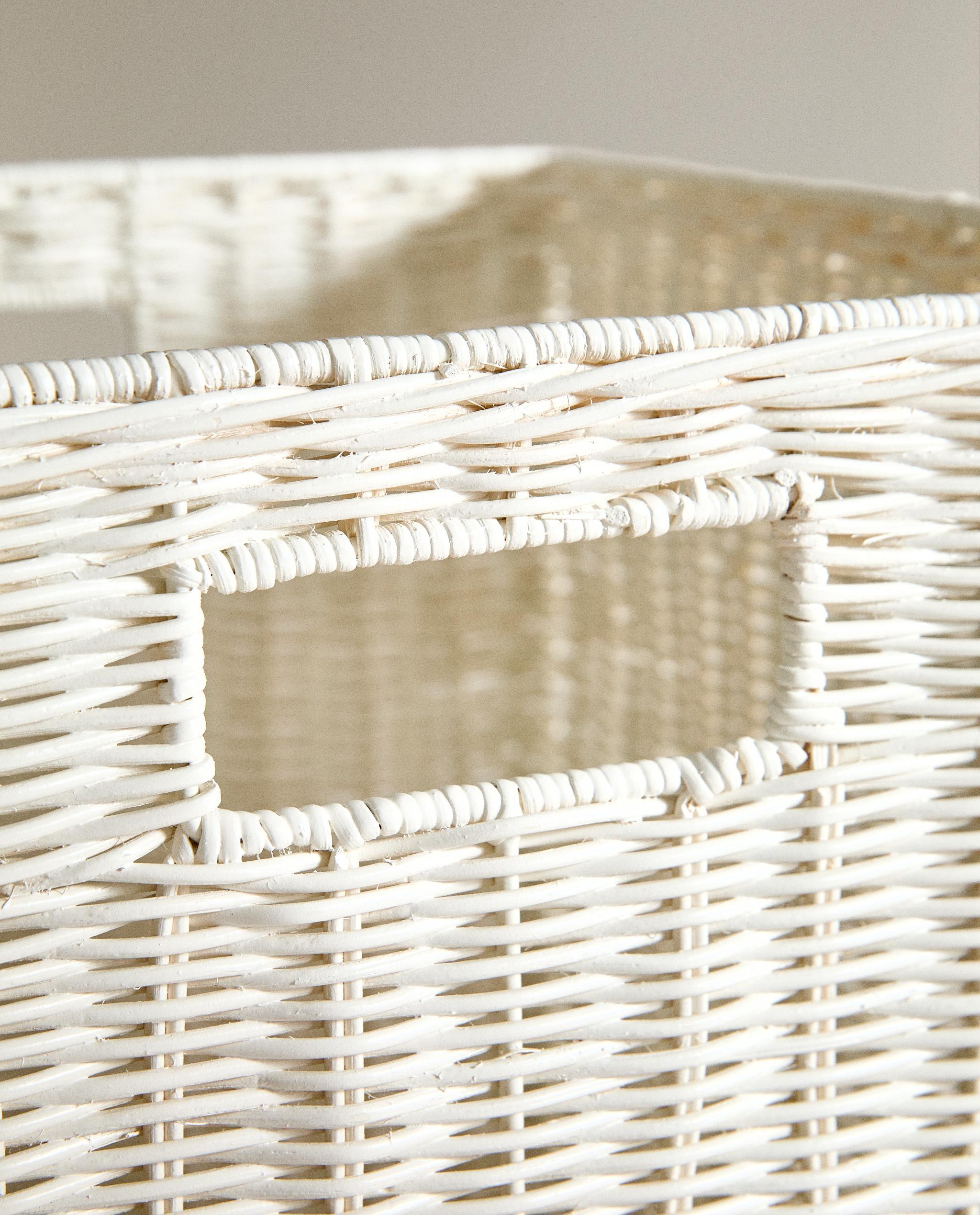 スクエア ラタン バスケット | Zara Home 日本/Japan