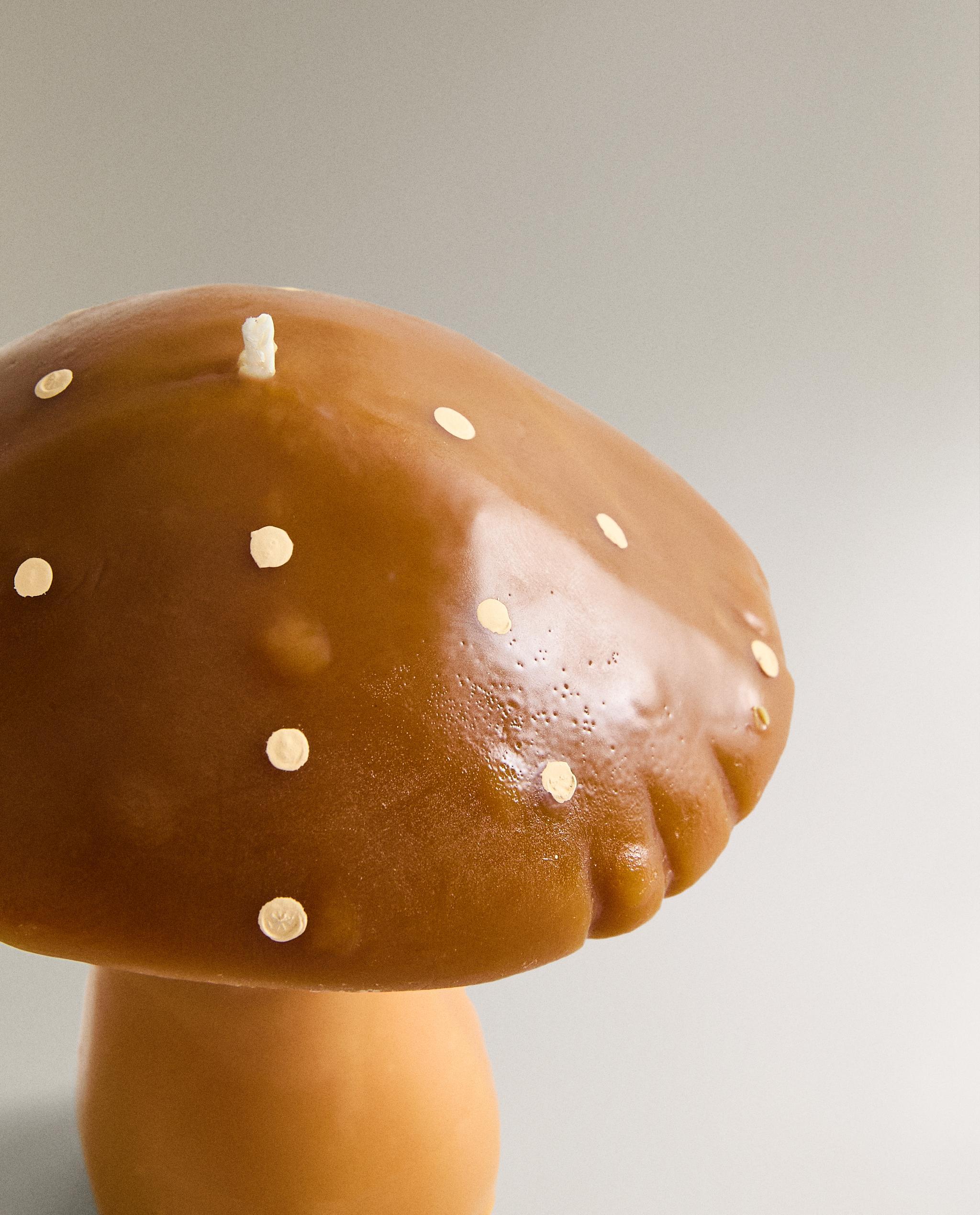 きのこ アロマティックキャンドル キノコ型 小さい PUNTOS PUMPKIN