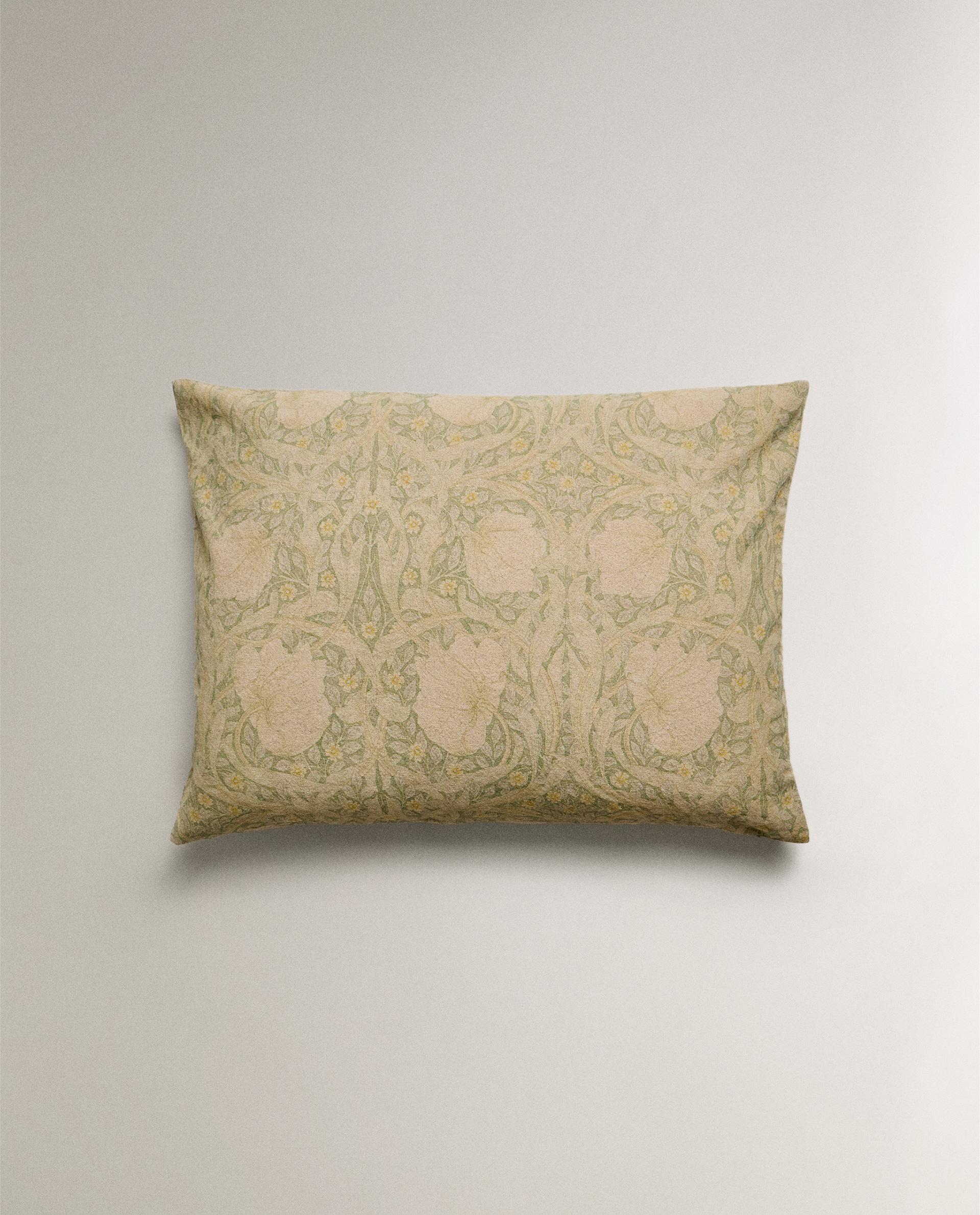 Housse De Coussin Carrée 45x45 Cm - Motif Drapeaux Nationaux - Coton Et Lin - Décoration Salon Rétro