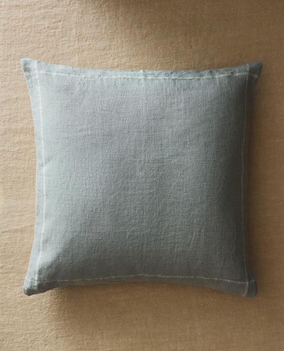LINEN THROW PILLOW COVER
