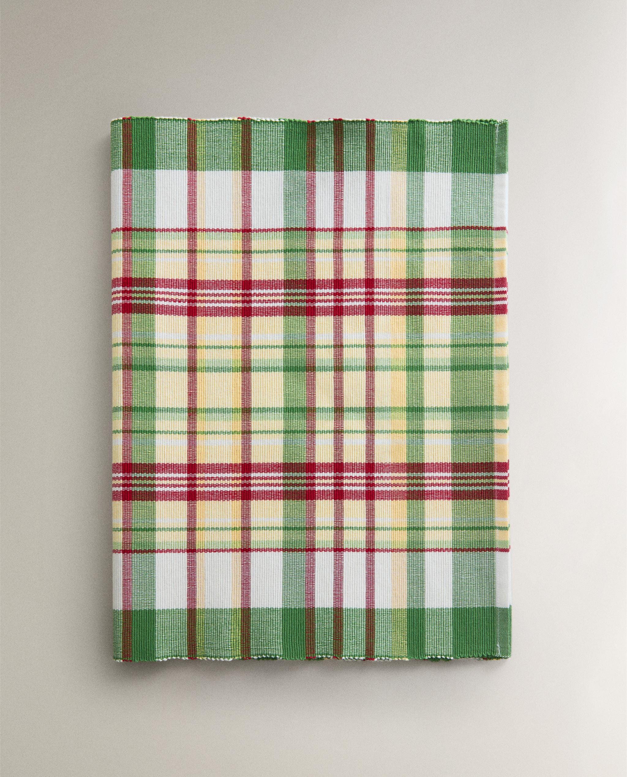 COLOURED CHECK TABLE RUNNER product thumbnail 4