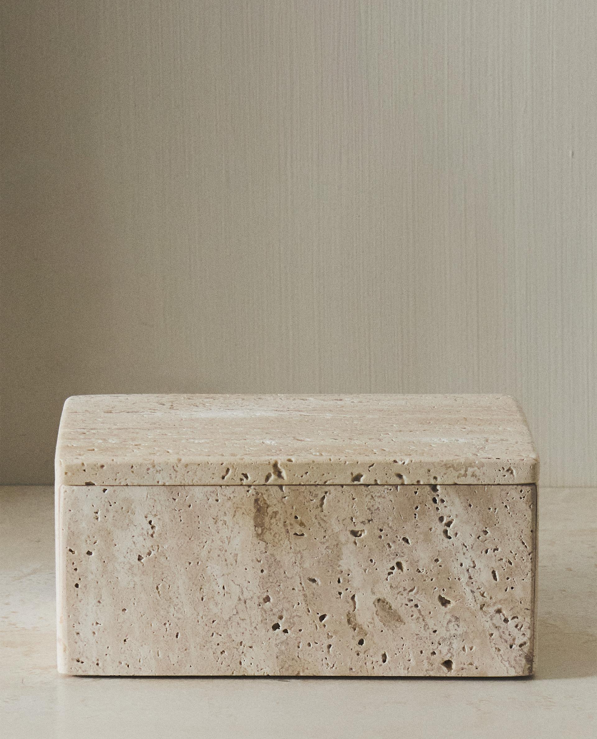 ベージュマーブル バスルームオーガナイザーボックス | Zara Home 日本