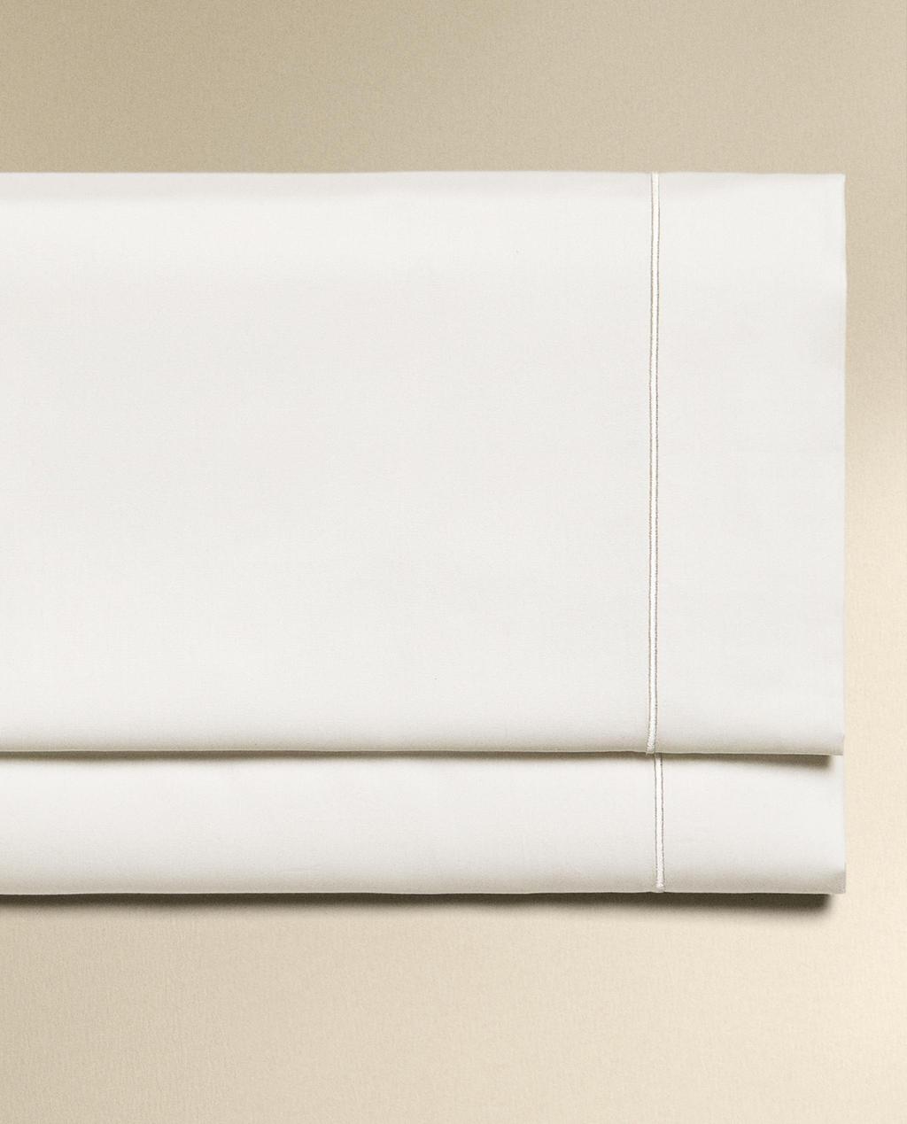 SATEEN FLAT SHEET WITH TRIM (300 THREAD COUNT) SATEEN FLAT SHEET WITH TRIM (300 THREAD COUNT)