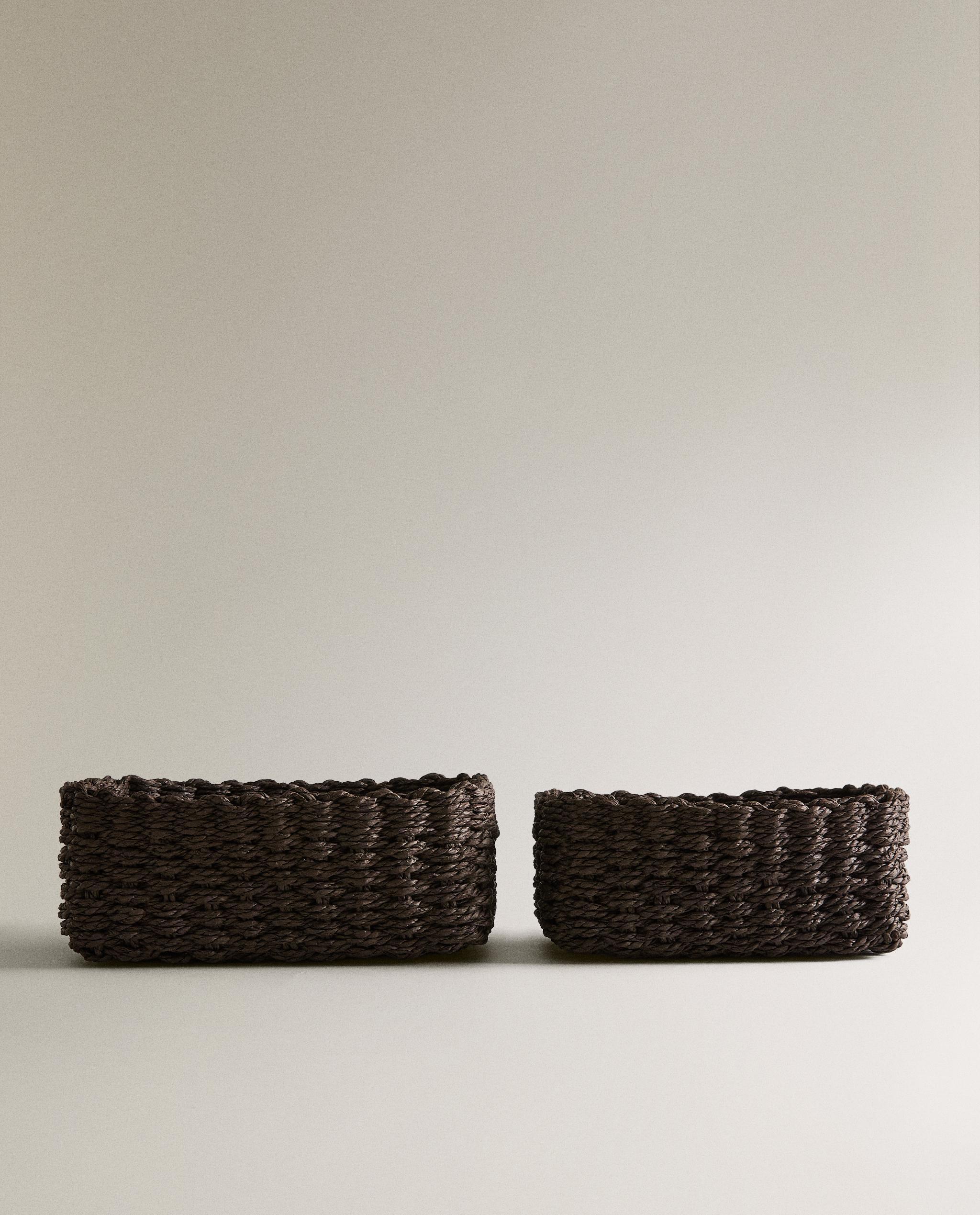 ペーパーウーブンバスケット | Zara Home 日本/Japan
