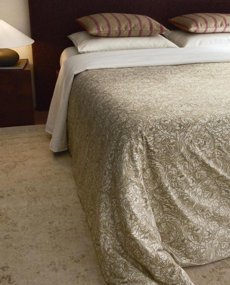 COPRIPIUMINO IN COTONE SATIN FLOREALE MORRIS & CO.