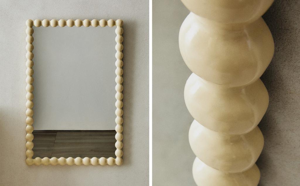 RECHTECKIGER WANDSPIEGEL MIT HOLZRAND RECHTECKIGER WANDSPIEGEL MIT HOLZRAND