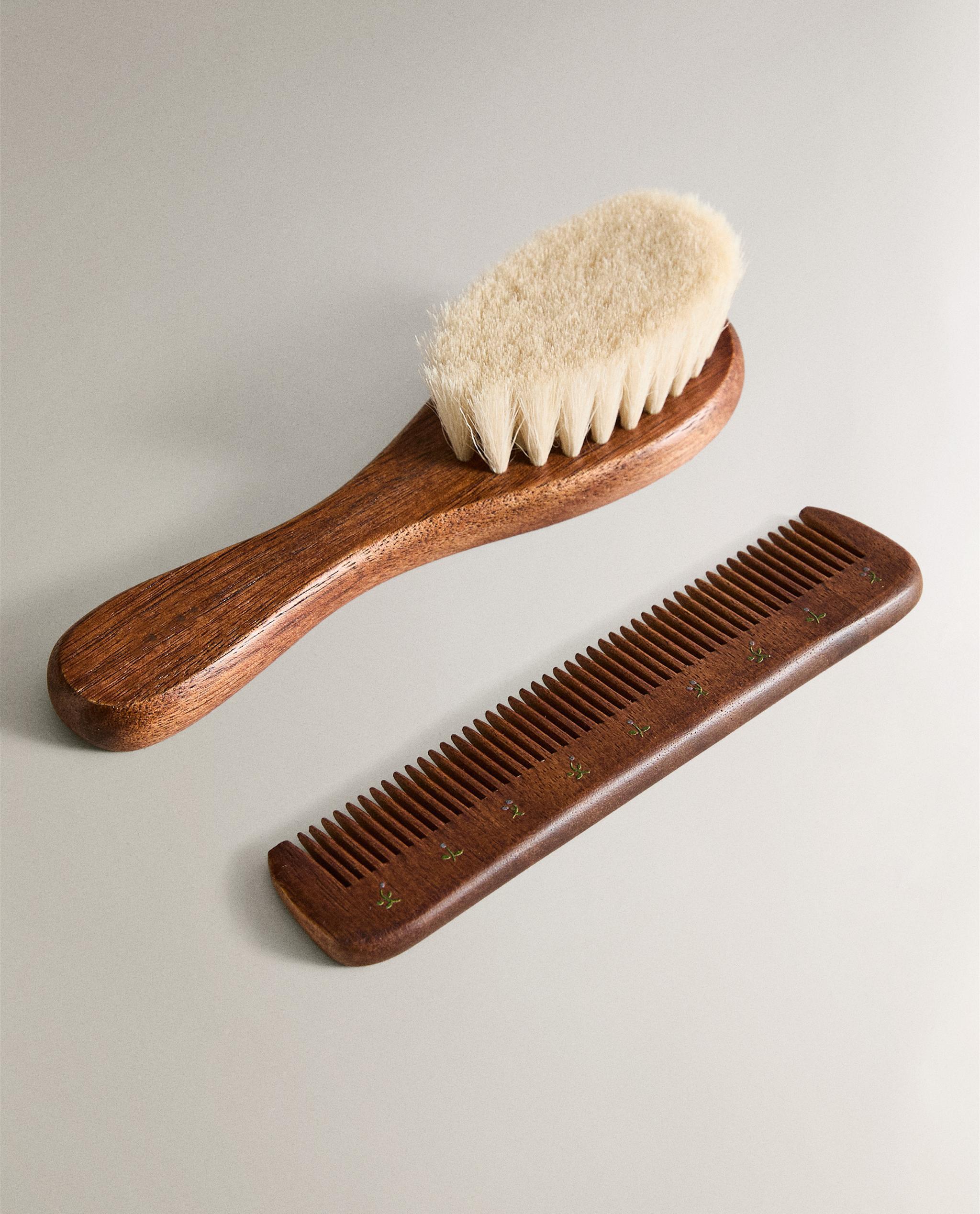 BABY FLORAL BRUSH AND COMB SET product thumbnail 7